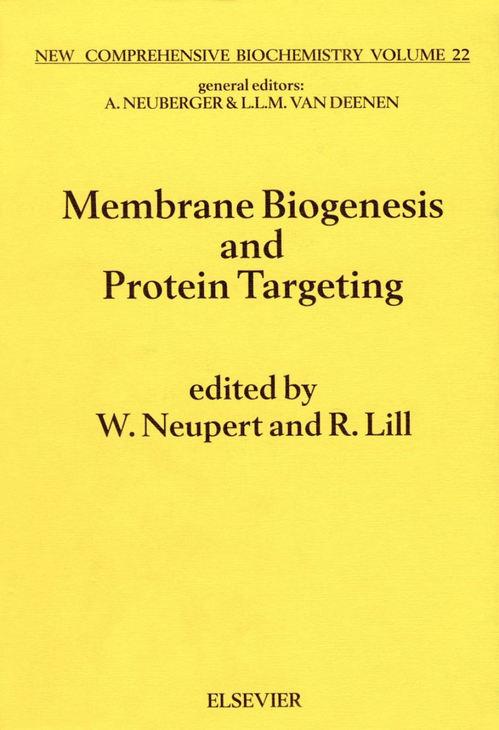 Membrane Biogenesis and Protein Targetting  â€“ PDF/EPUB Version Downloadable