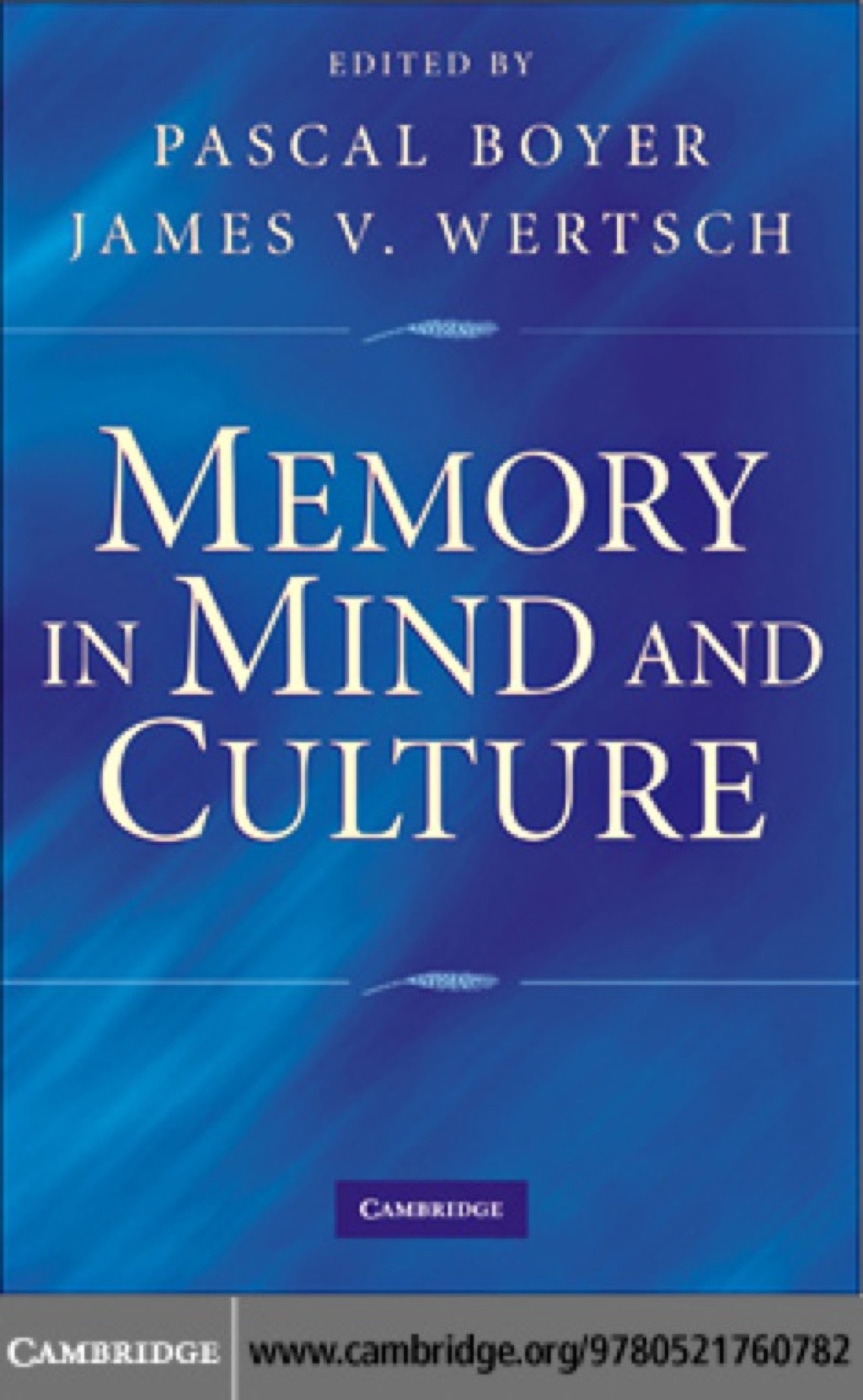 Memory in Mind and Culture 1st Edition â€“ PDF/EPUB Version Downloadable