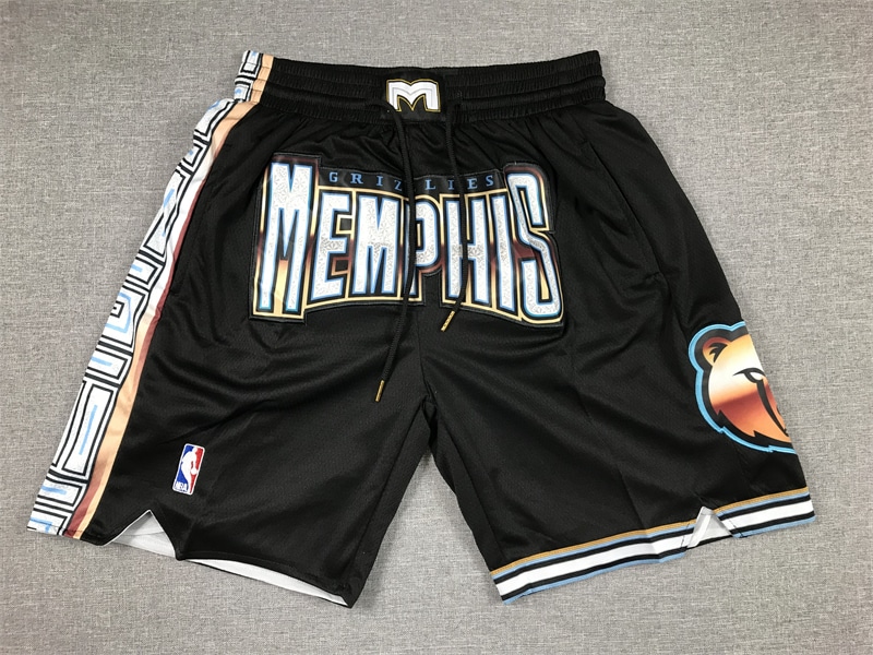 Memphis Grizzlies Black 2022-23 City Edition Shorts - Basketball Shorts Store