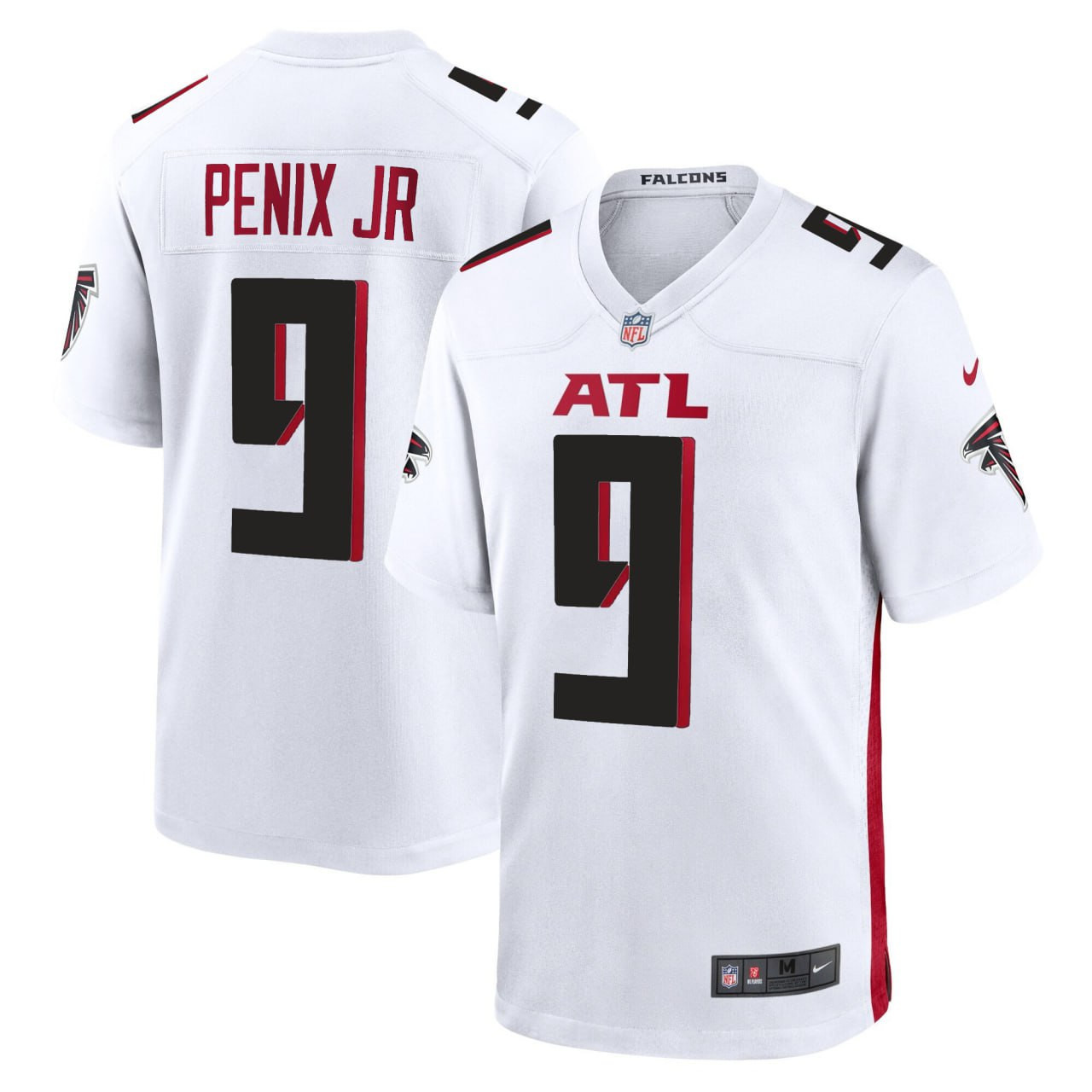 Men Michael Penix Jr. Atlanta Falcons White Jersey - All Stitched