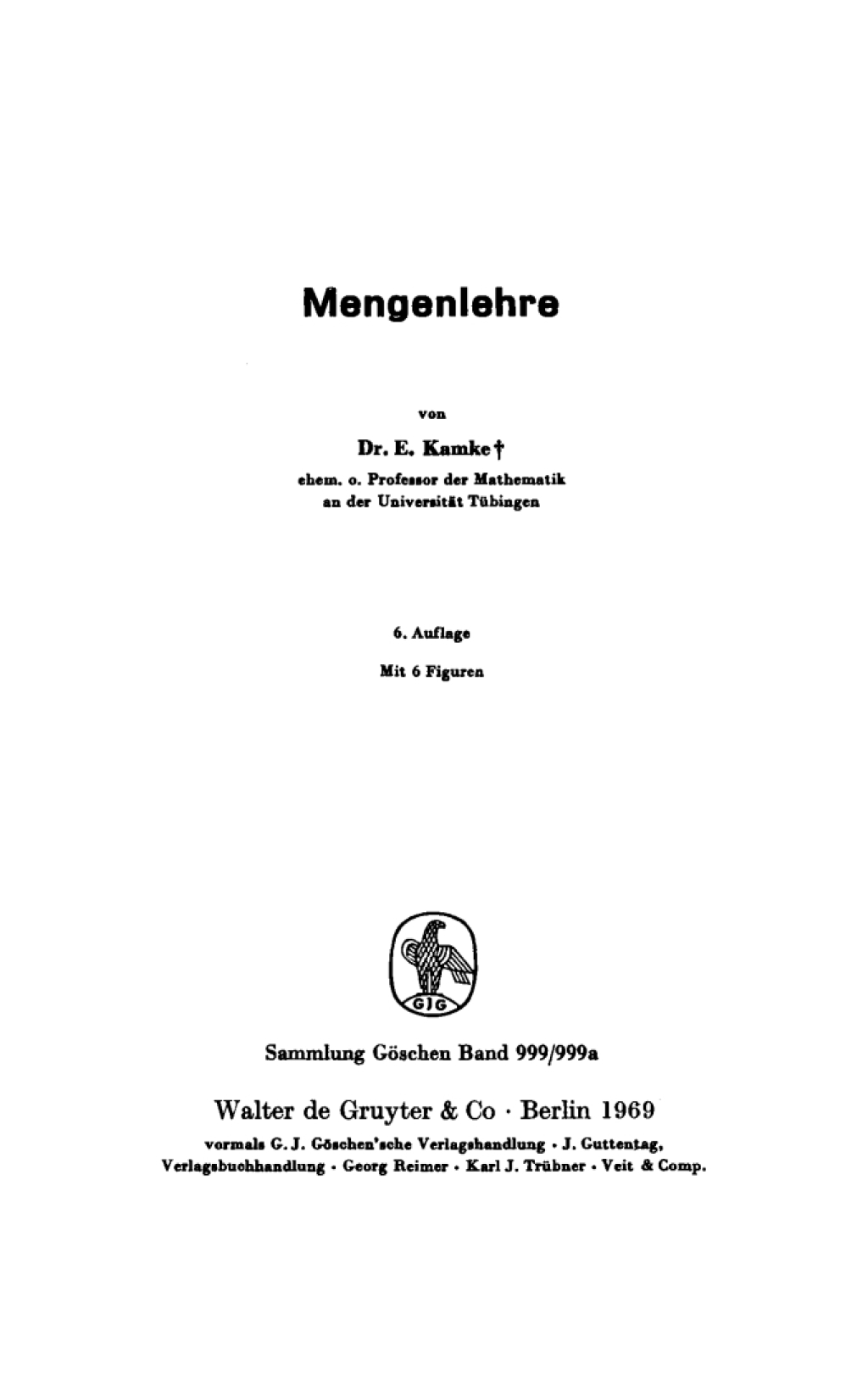Mengenlehre 6th Edition â€“ PDF/EPUB Version Downloadable