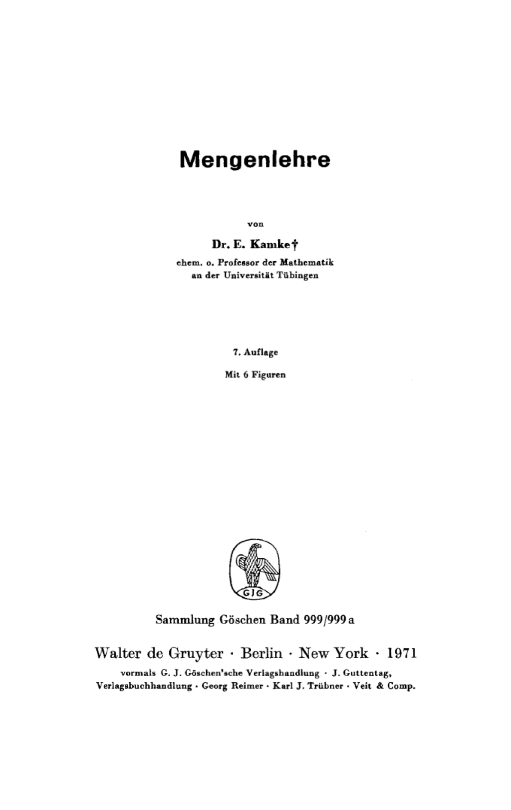 Mengenlehre 7th Edition â€“ PDF/EPUB Version Downloadable