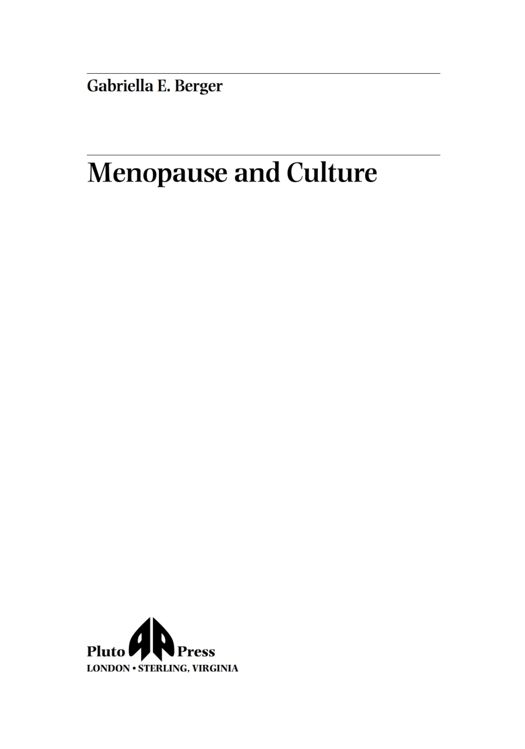 Menopause and Culture 1st Edition â€“ PDF/EPUB Version Downloadable