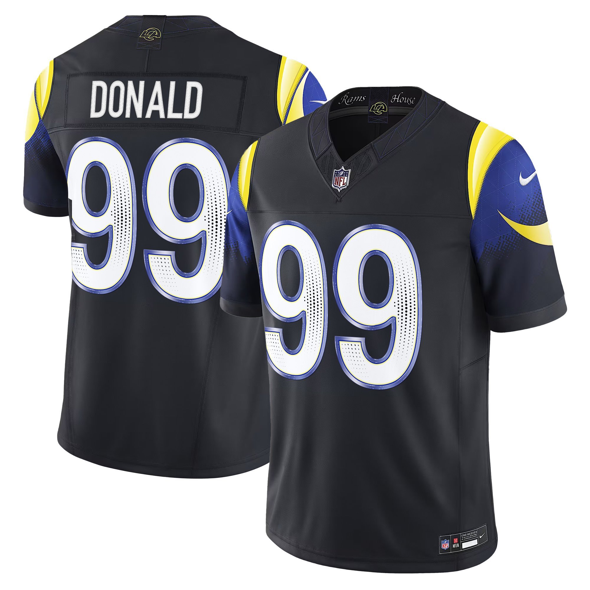 Men's Aaron Donald Los Angeles Rams 2025 "Rivalries" Vapor Limited Jersey - All Stitched