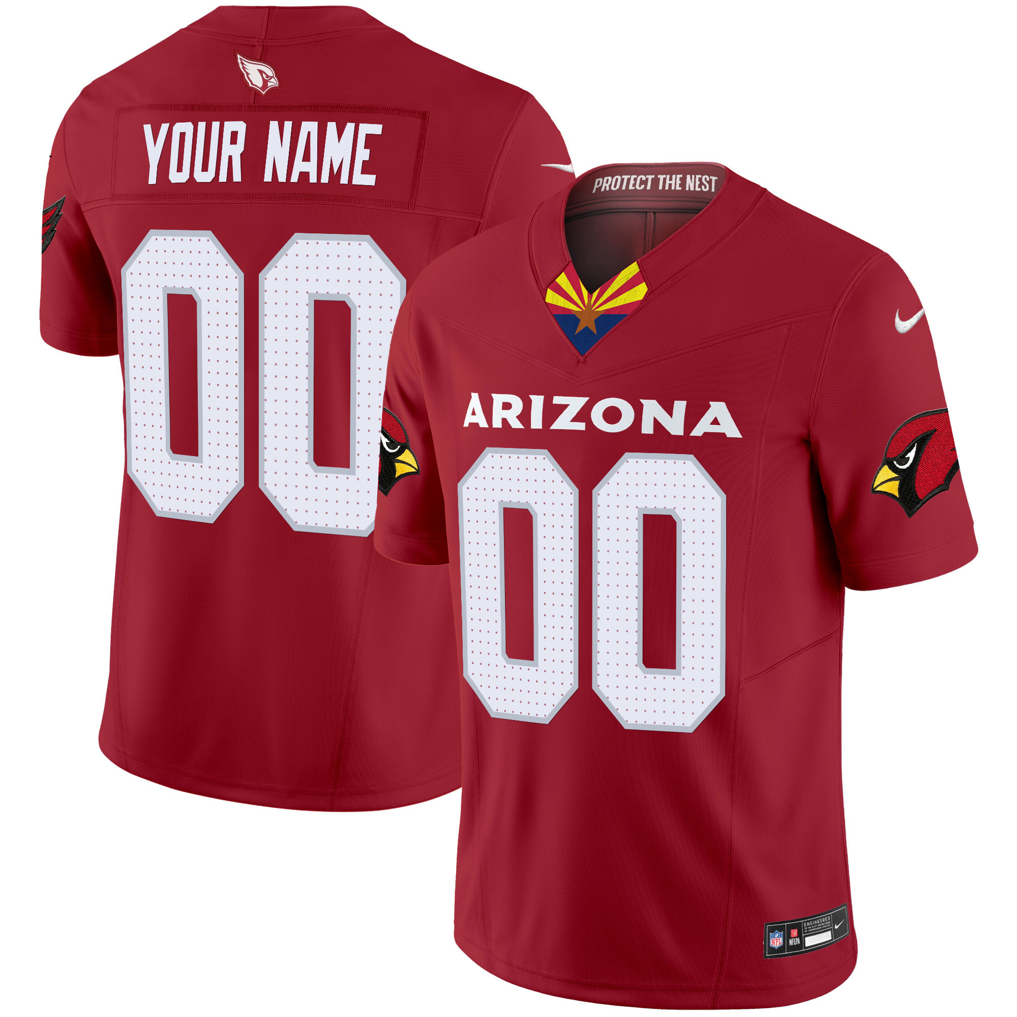 Men's Arizona Cardinals 2024 Special Vapor Limited Custom Red Jersey - All Stitched
