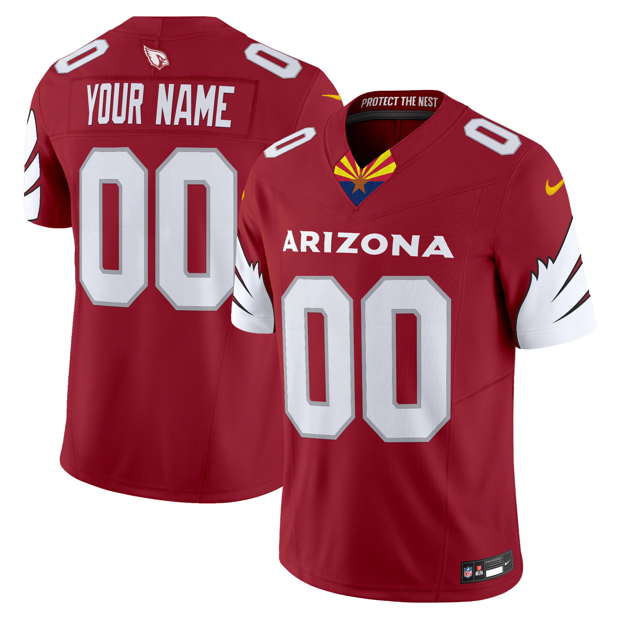 Men's Arizona Cardinals 2024 Special Vapor Limited Custom Red Jersey - All Stitched