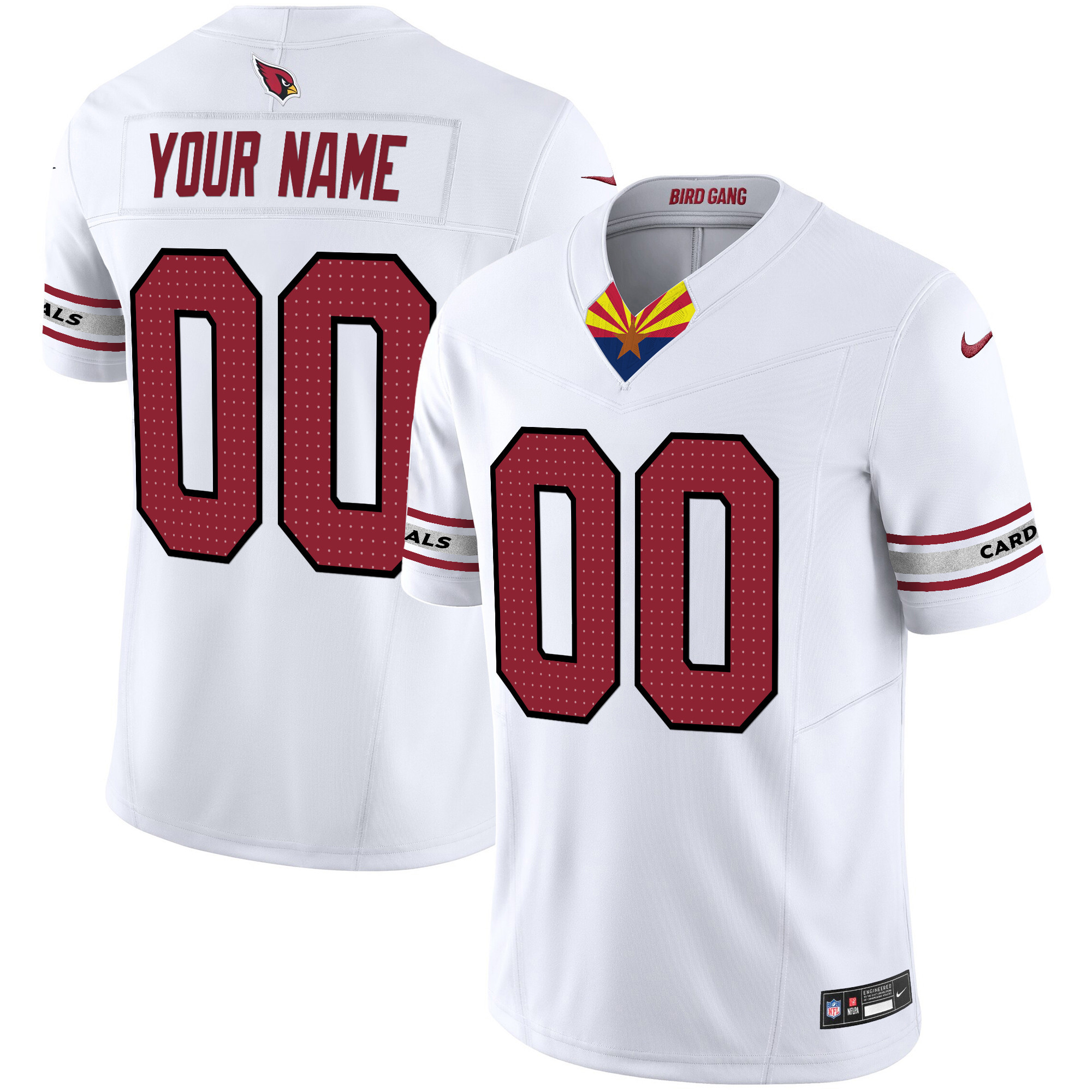 Men's Arizona Cardinals 2024 Special Vapor Limited Custom White Jersey - All Stitched