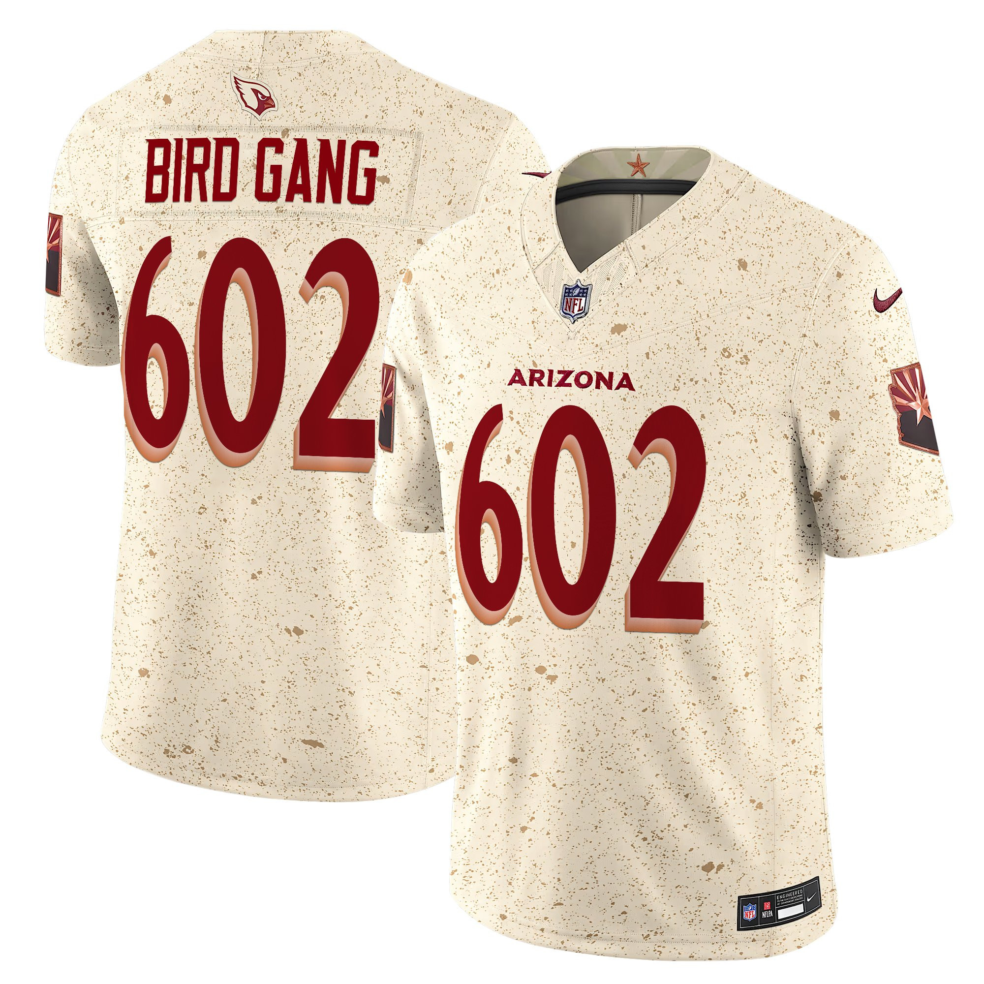 Men's Arizona Cardinals 2025 Rivalries Vapor Limited Bird Gang Jersey - All Stitched