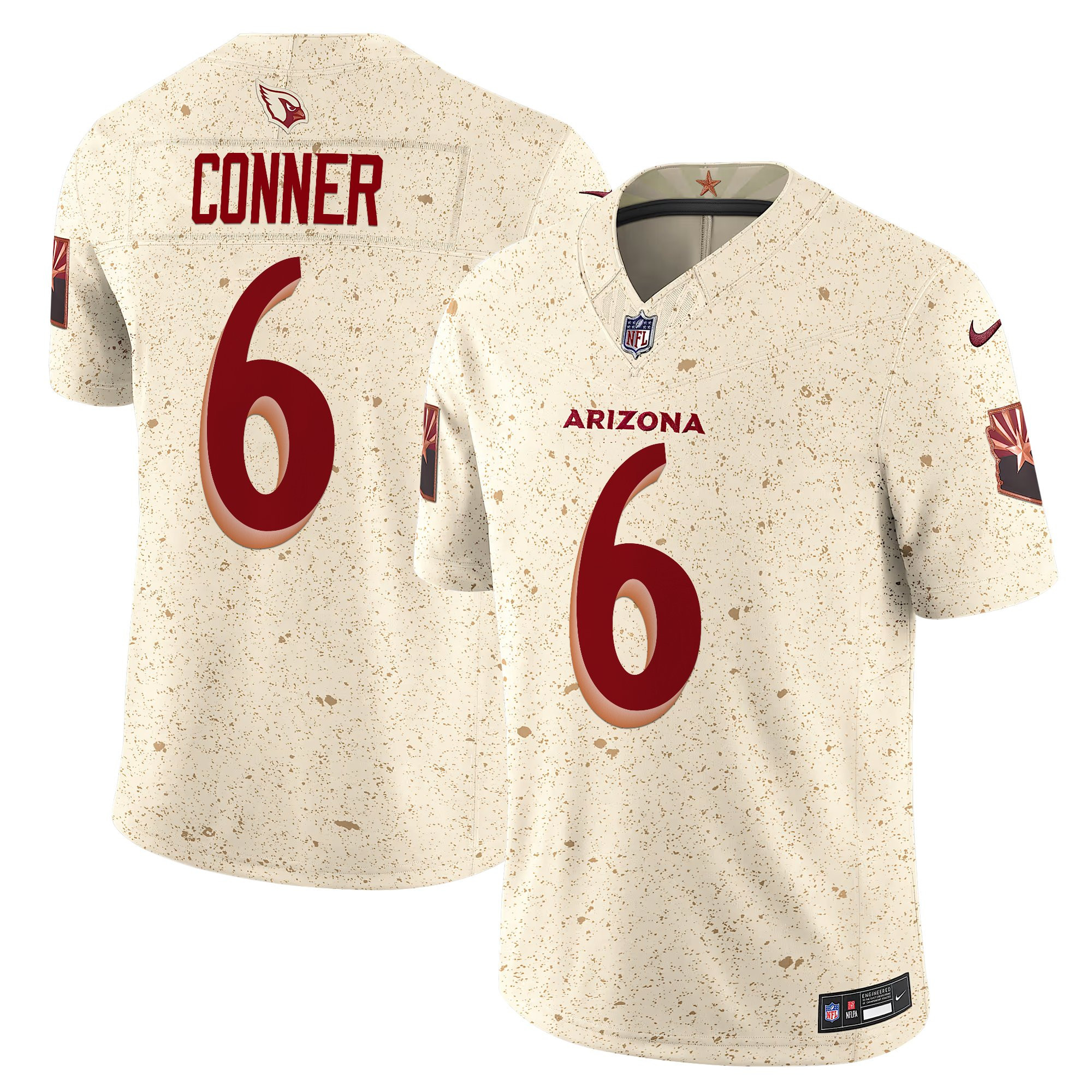 Men's Arizona Cardinals 2025 Rivalries Vapor Limited James Conner Jersey - All Stitched