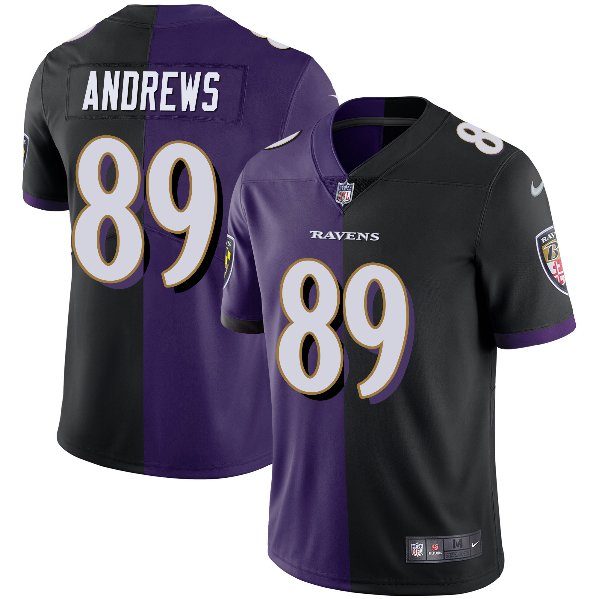 Men's Baltimore Ravens Split Vapor Mark Andrews Jersey - All Stitched