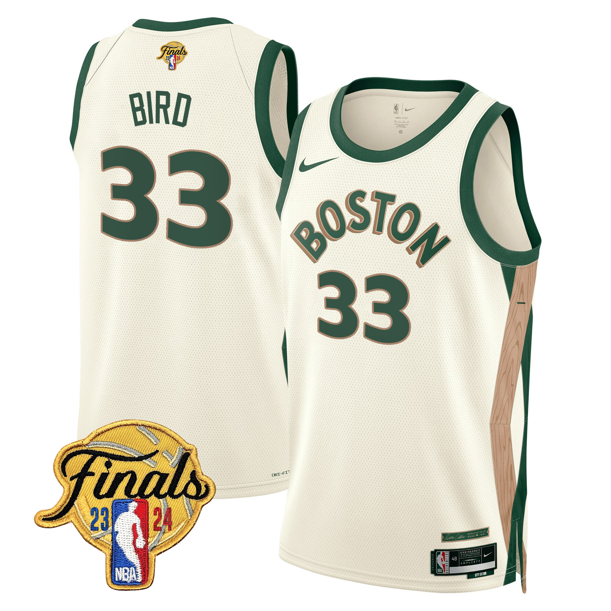 Men's Boston Celtics 2024 Finals Patch Swingman Jersey - All Stitched - Image 41