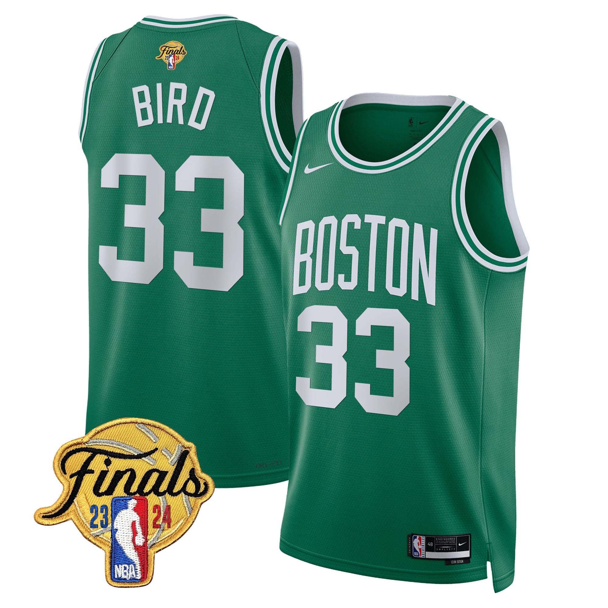 Men's Boston Celtics 2024 Finals Patch Swingman Jersey - All Stitched - Image 27