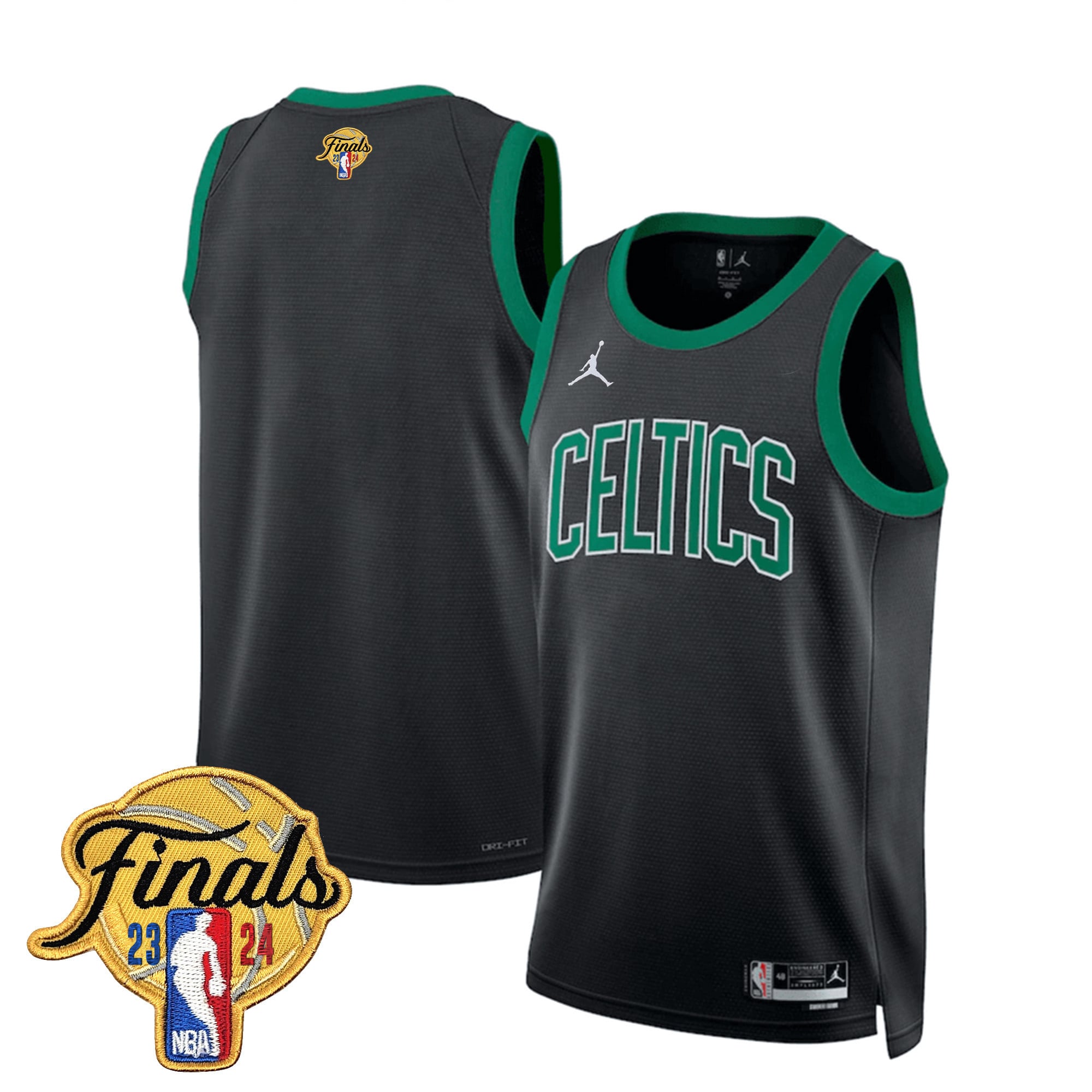 Men's Boston Celtics 2024 Finals Patch Swingman Jersey - All Stitched - Image 21