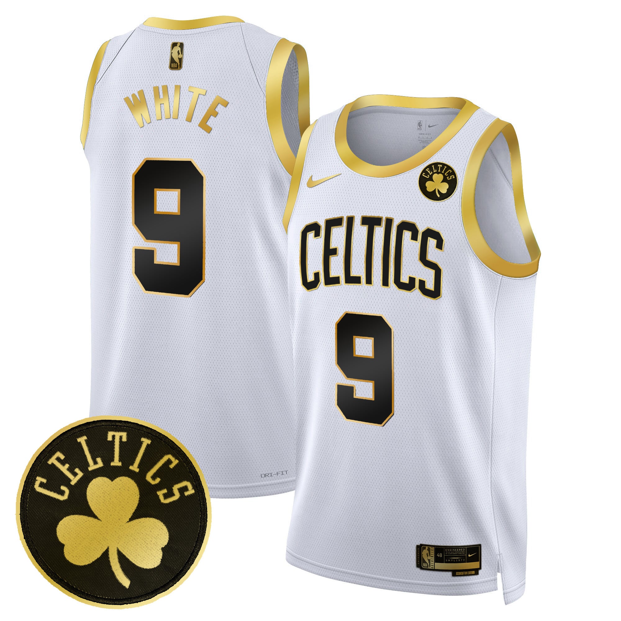 Men's Boston Celtics Swingman Jersey - All Stitched - Image 2