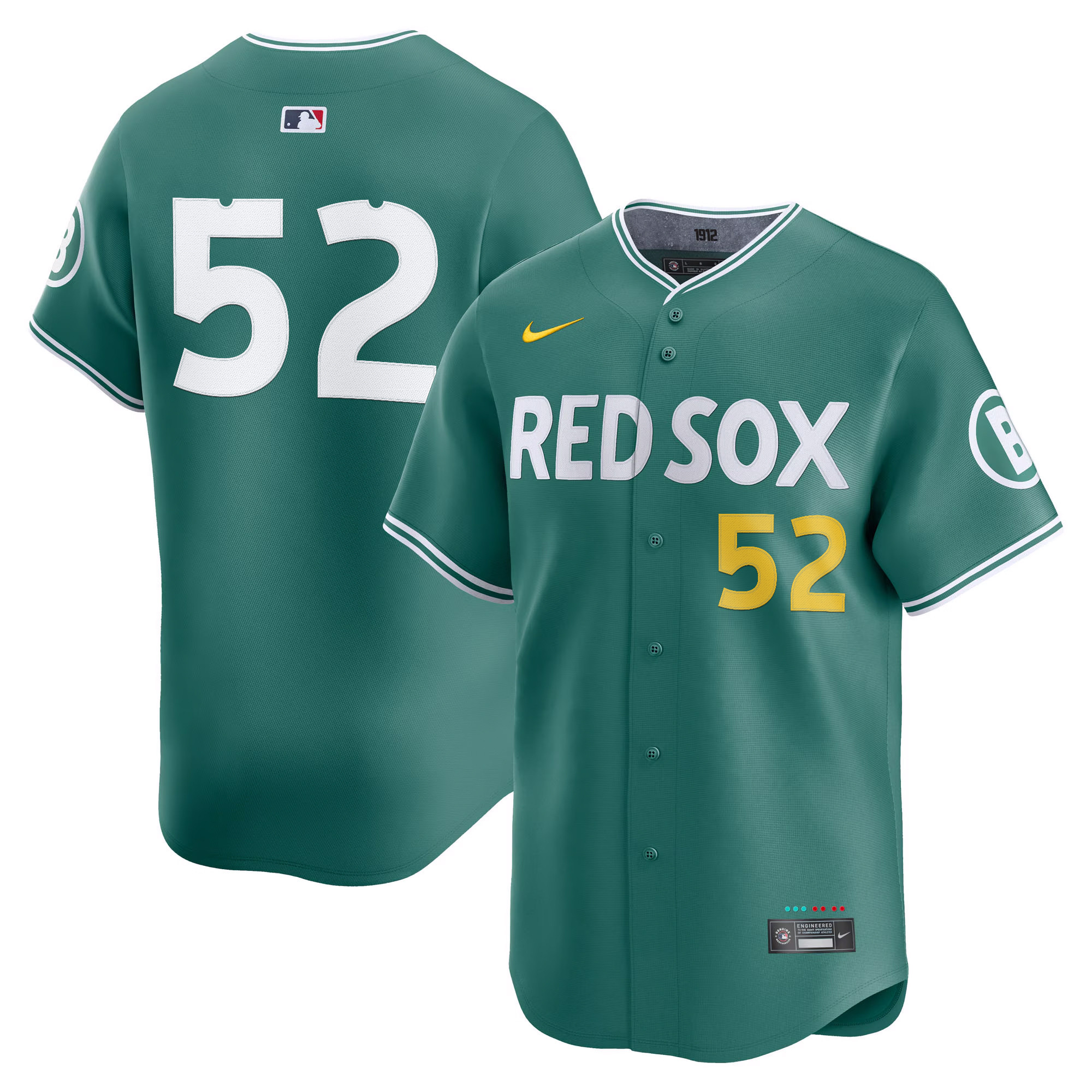 Men's Boston Red Sox 2025 City Connect Vapor Premier Limited Wilyer Abreu Jersey V3 - All Stitched