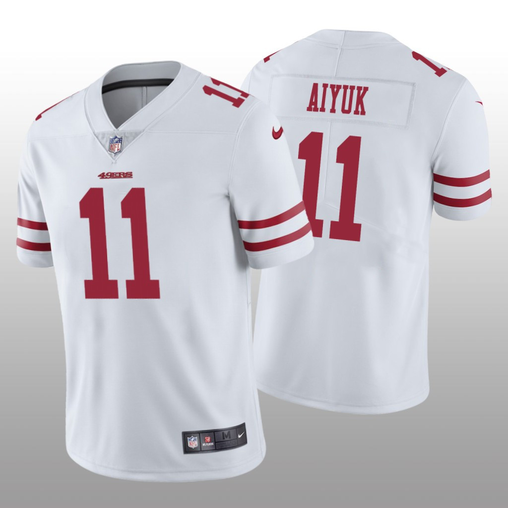 Men's Brandon Aiyuk San Francisco 49ers White Jersey - All Stitched