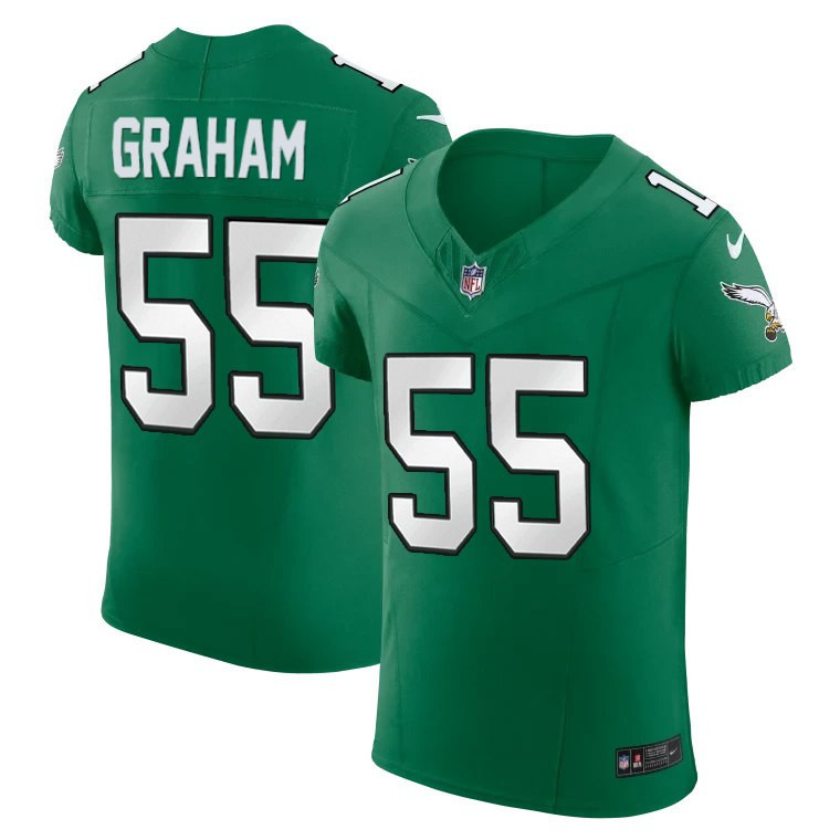 Men's Brandon Graham Philadelphia Eagles Kelly Green Vapor Elite Kelly Green Jersey - All Stitched
