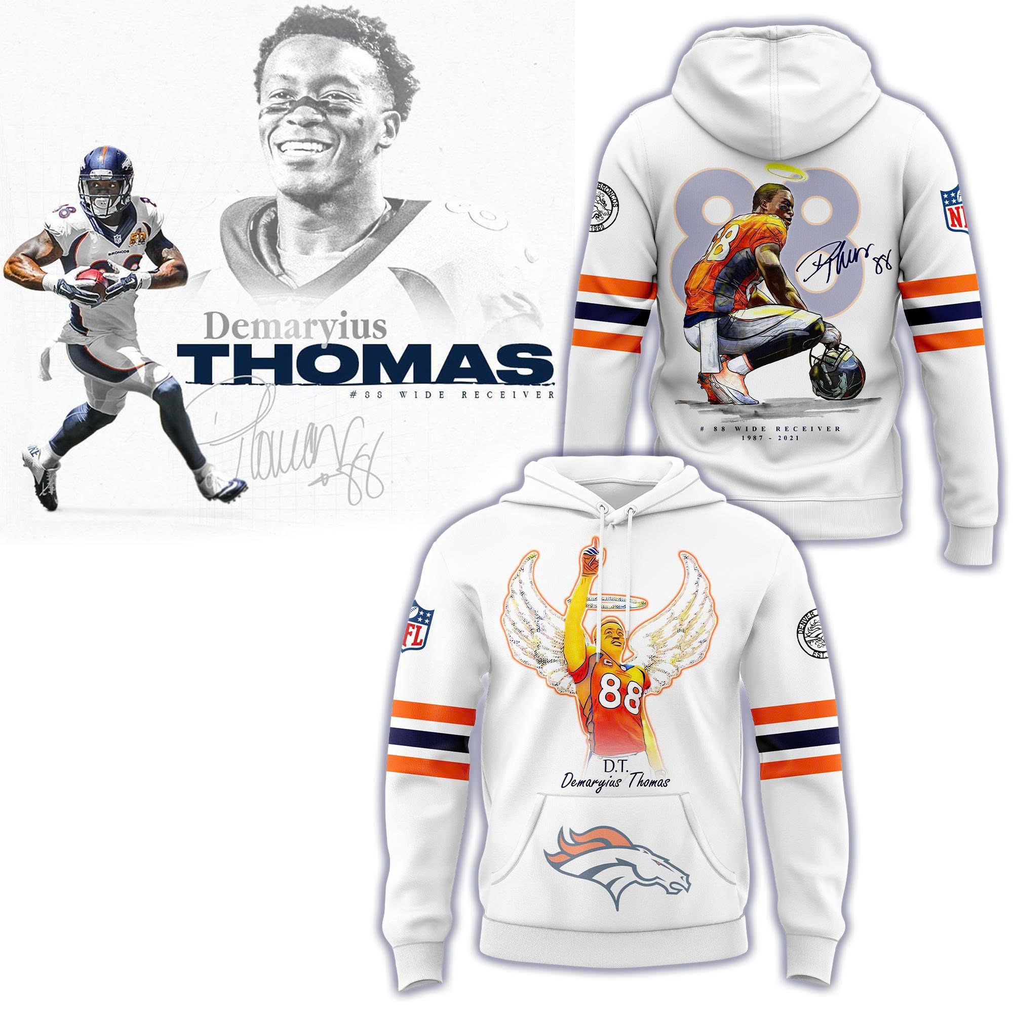 Men's Broncos Demaryius Thomas ROF 2025 Commemorative Hoodie