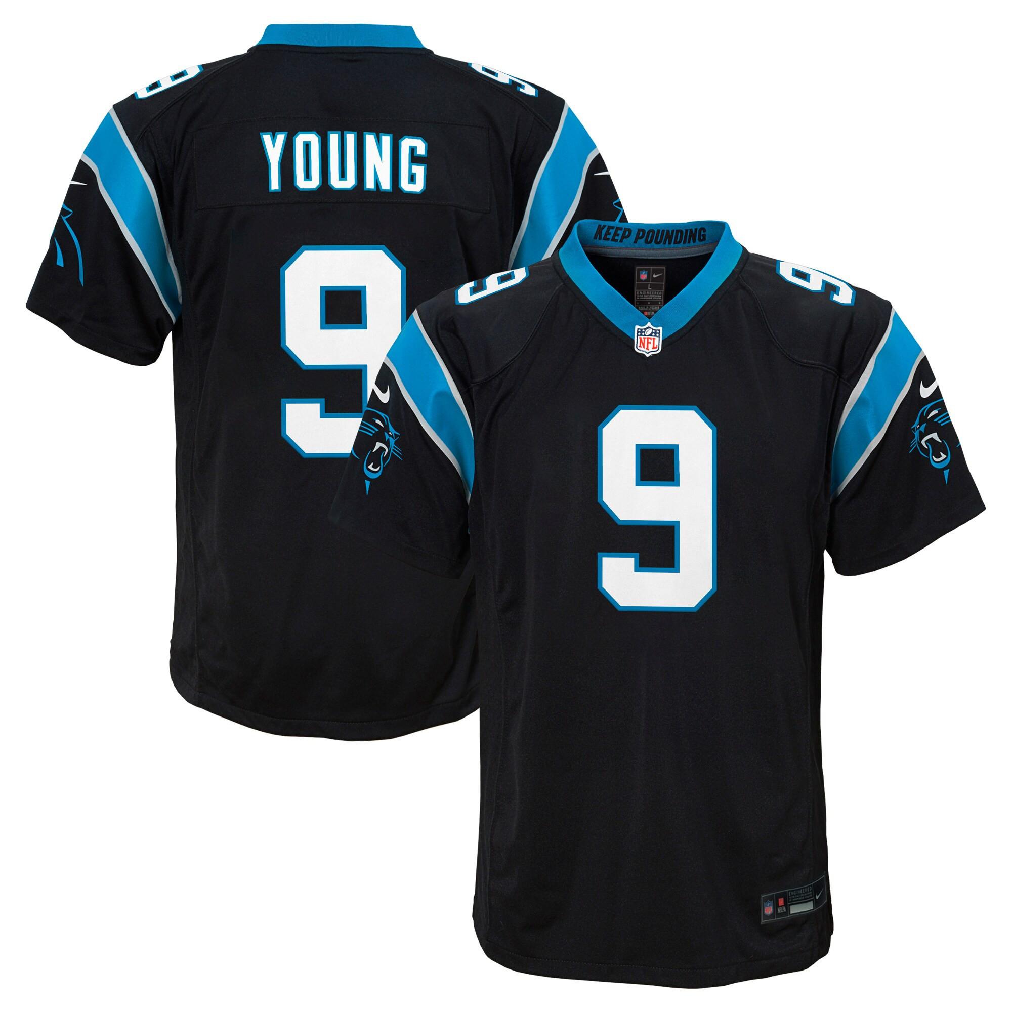 Men's Bryce Young Carolina Panthers Black Jersey - All Stitched