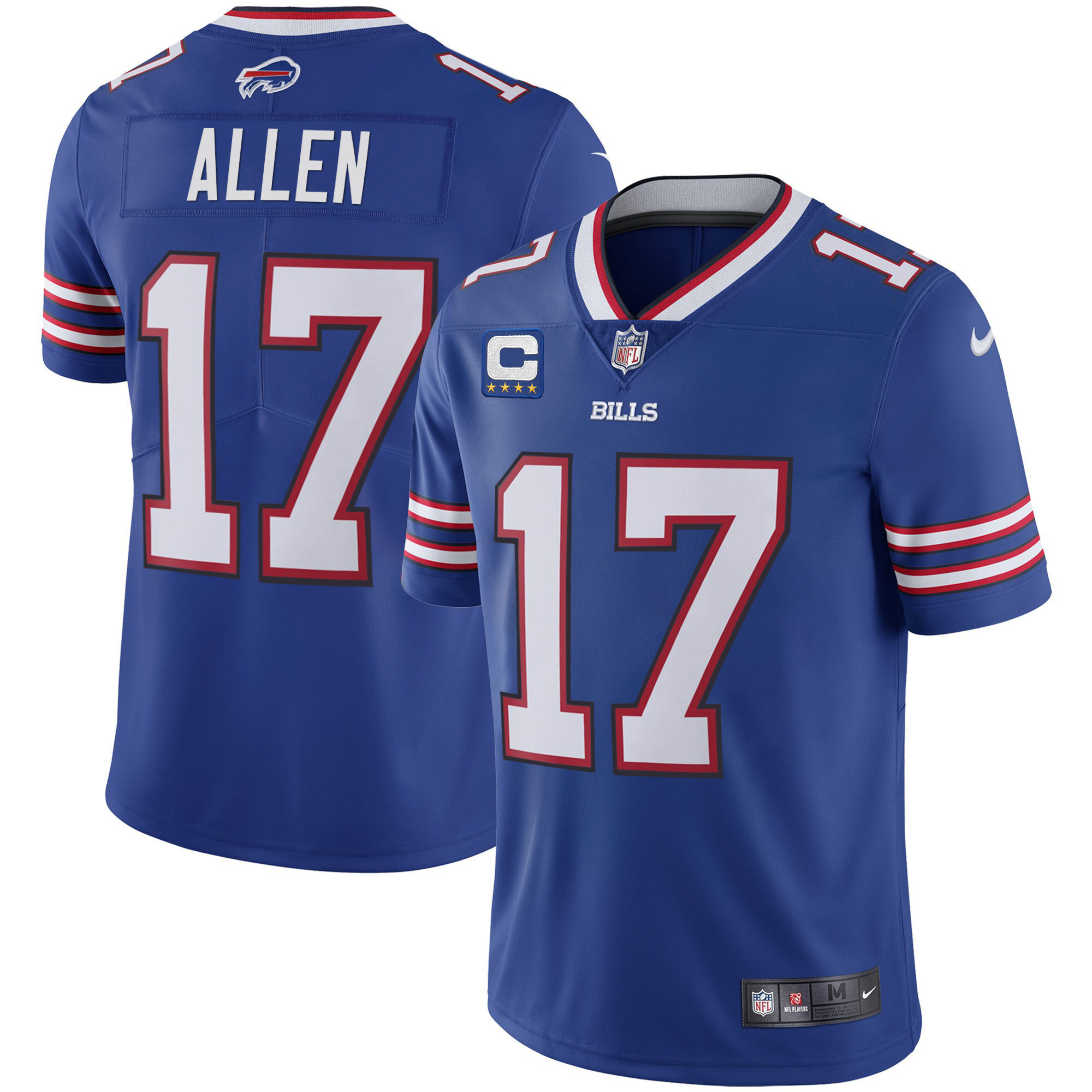 Men's Buffalo Bills Vapor Royal - All Stitched Josh Allen Jersey - All Stitched