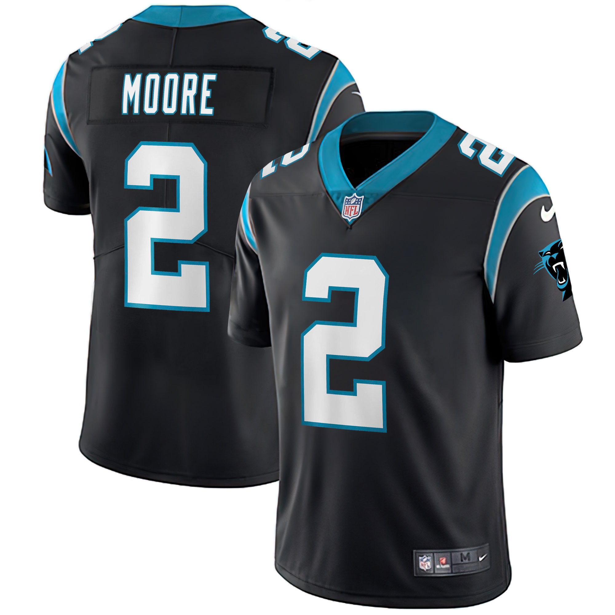 Men's Carolina Panthers Vapor Untouchable Limited Player D. J. Moore Jersey - All Stitched