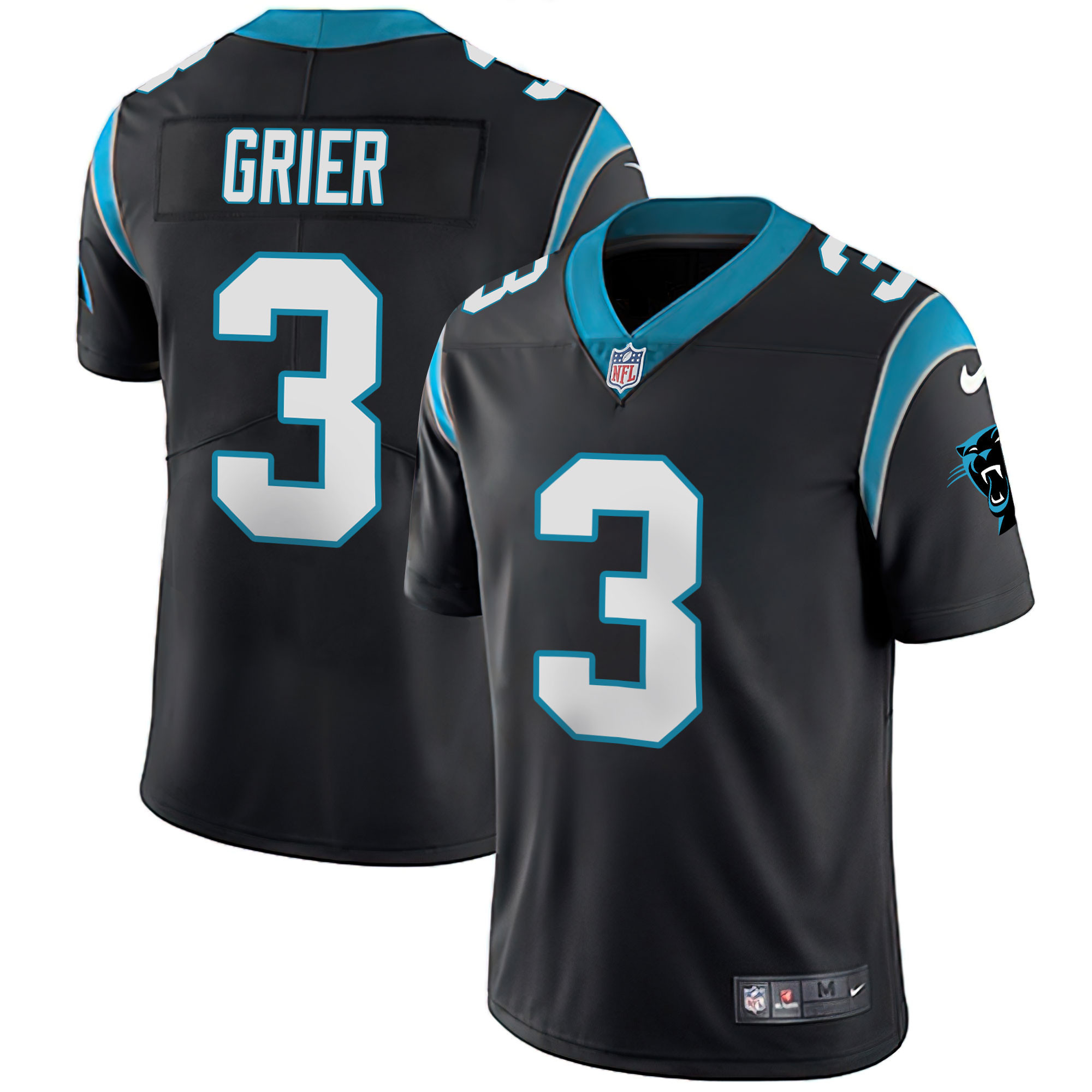 Men's Carolina Panthers Vapor Untouchable Limited Player Will Grier Jersey - All Stitched