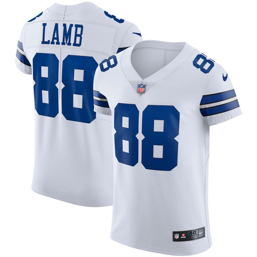 Men's CeeDee Lamb Dallas Cowboys White Jersey - All Stitched