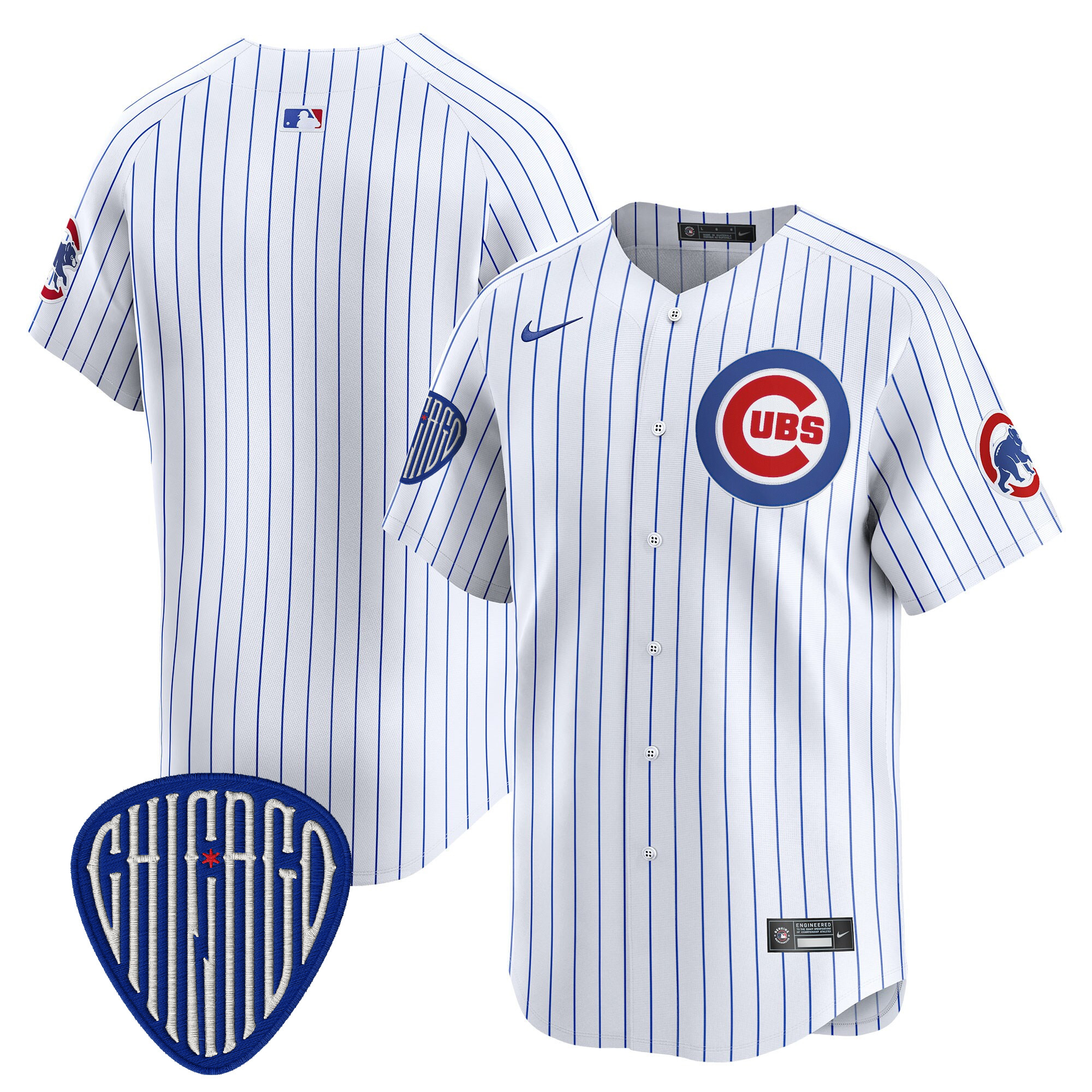 Men's Chicago Cubs 2025 Vapor Premier Limited White Jersey - All Stitched