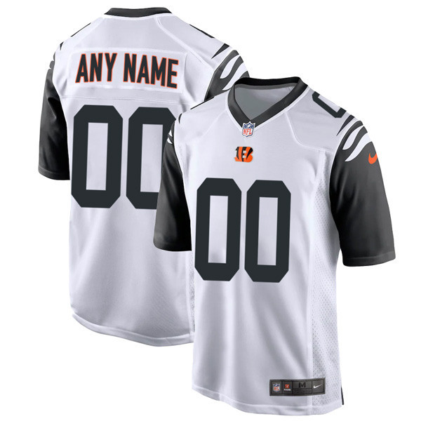 Men's Cincinnati Bengals Custom Color Rush Jersey - All Stitched