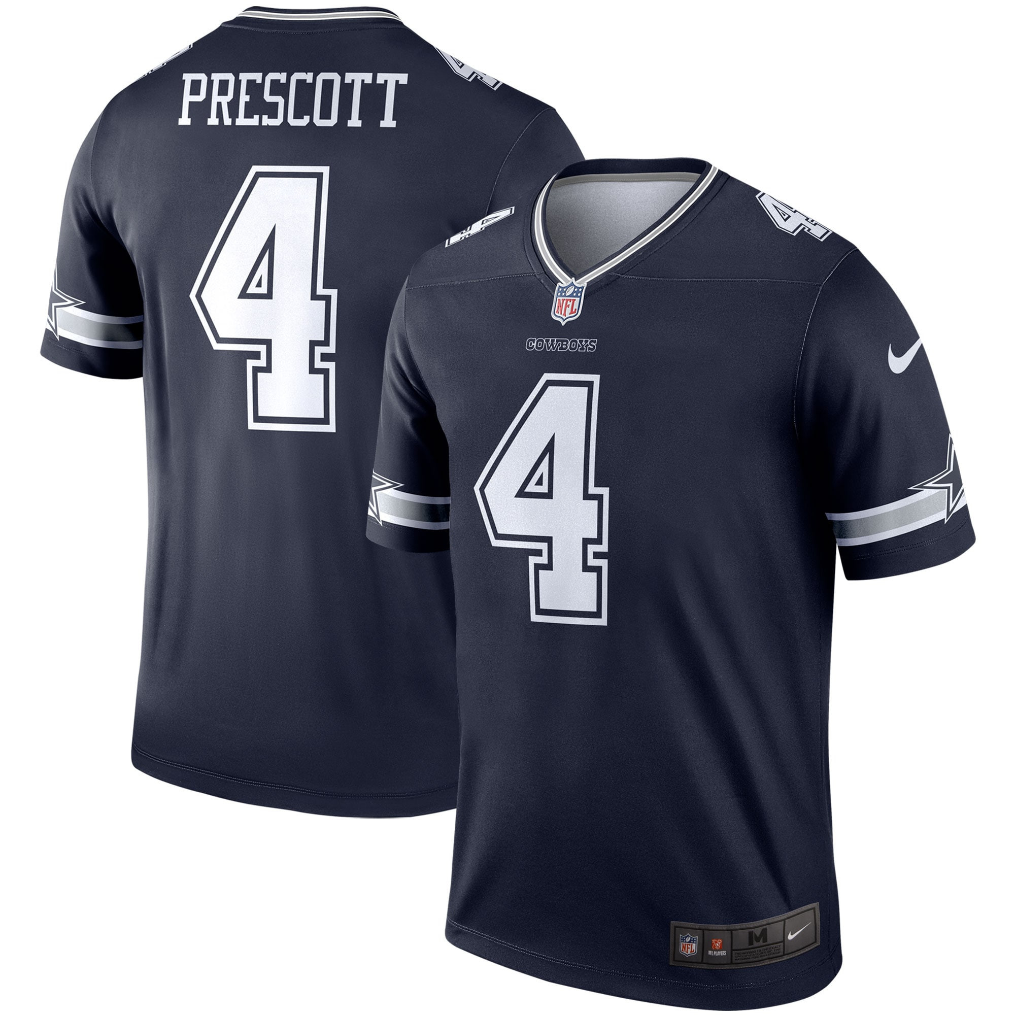 Men's Dak Prescott Dallas Cowboys Navy Jersey - All Stitched