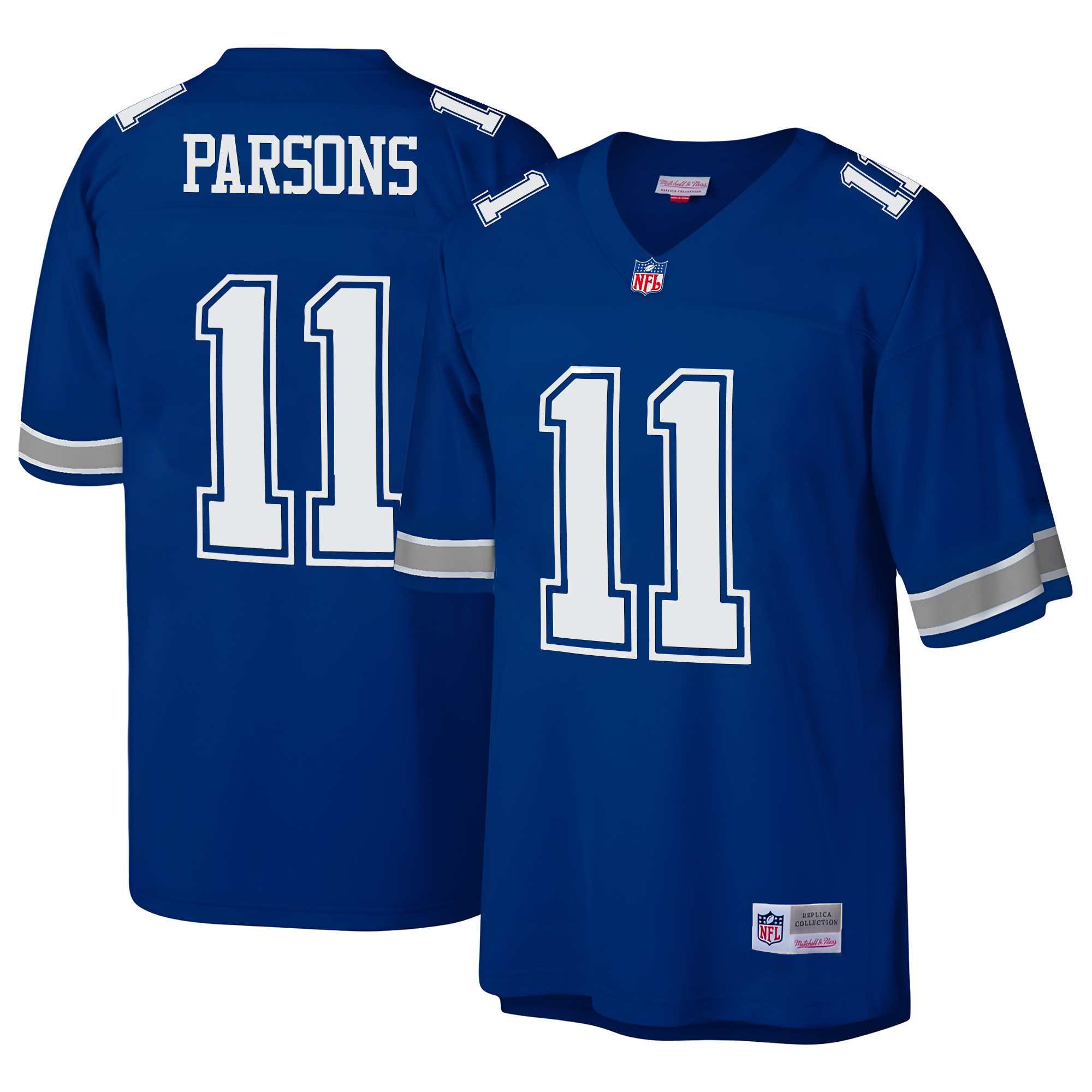 Men's Dallas Cowboys 1996 Big & Tall Royal Micah Parsons Jersey - All Stitched