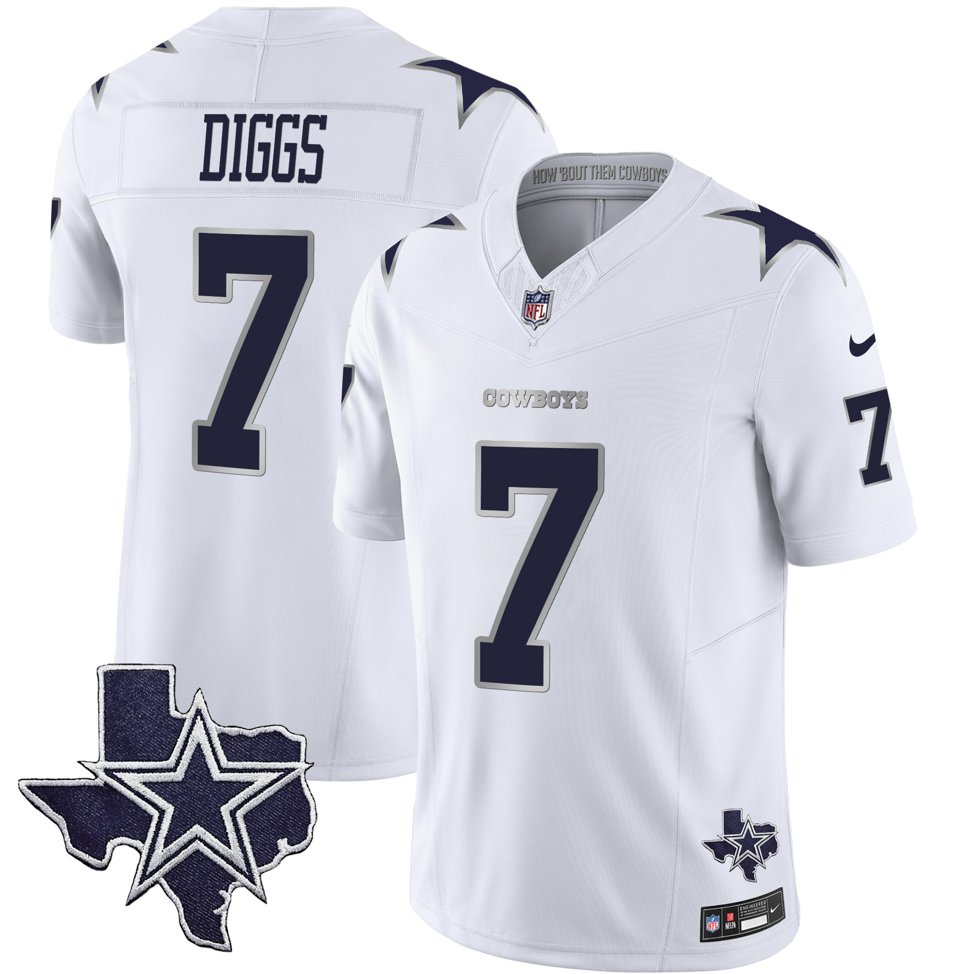 Men's Dallas Cowboys 2024 Winter Warrior Vapor Limited Trevon Diggs Jersey - All Stitched