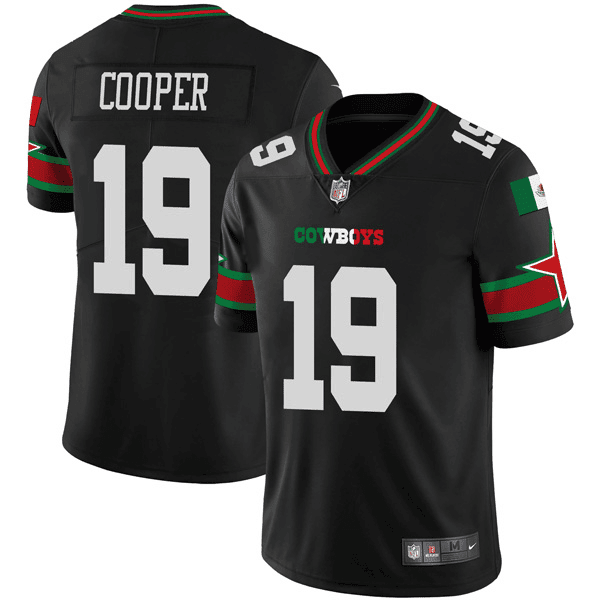 Men's Dallas Cowboys Black Mexican Vapor Limited - All Stitched Amari Cooper Jersey - All Stitched