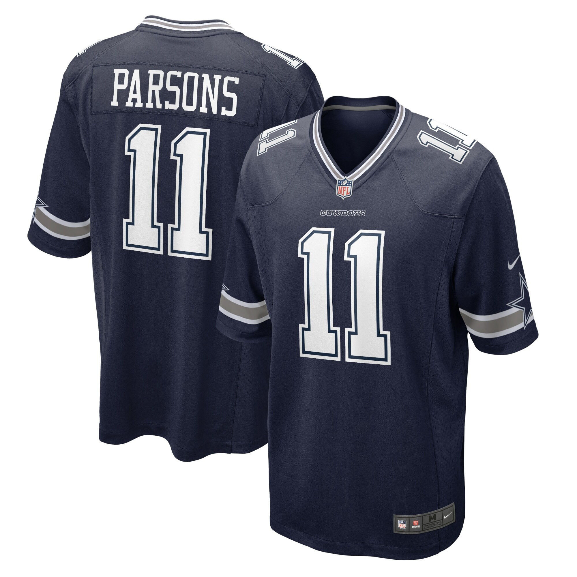 Men's Dallas Cowboys Game - Navy - All Stitched Micah Parsons Jersey - All Stitched