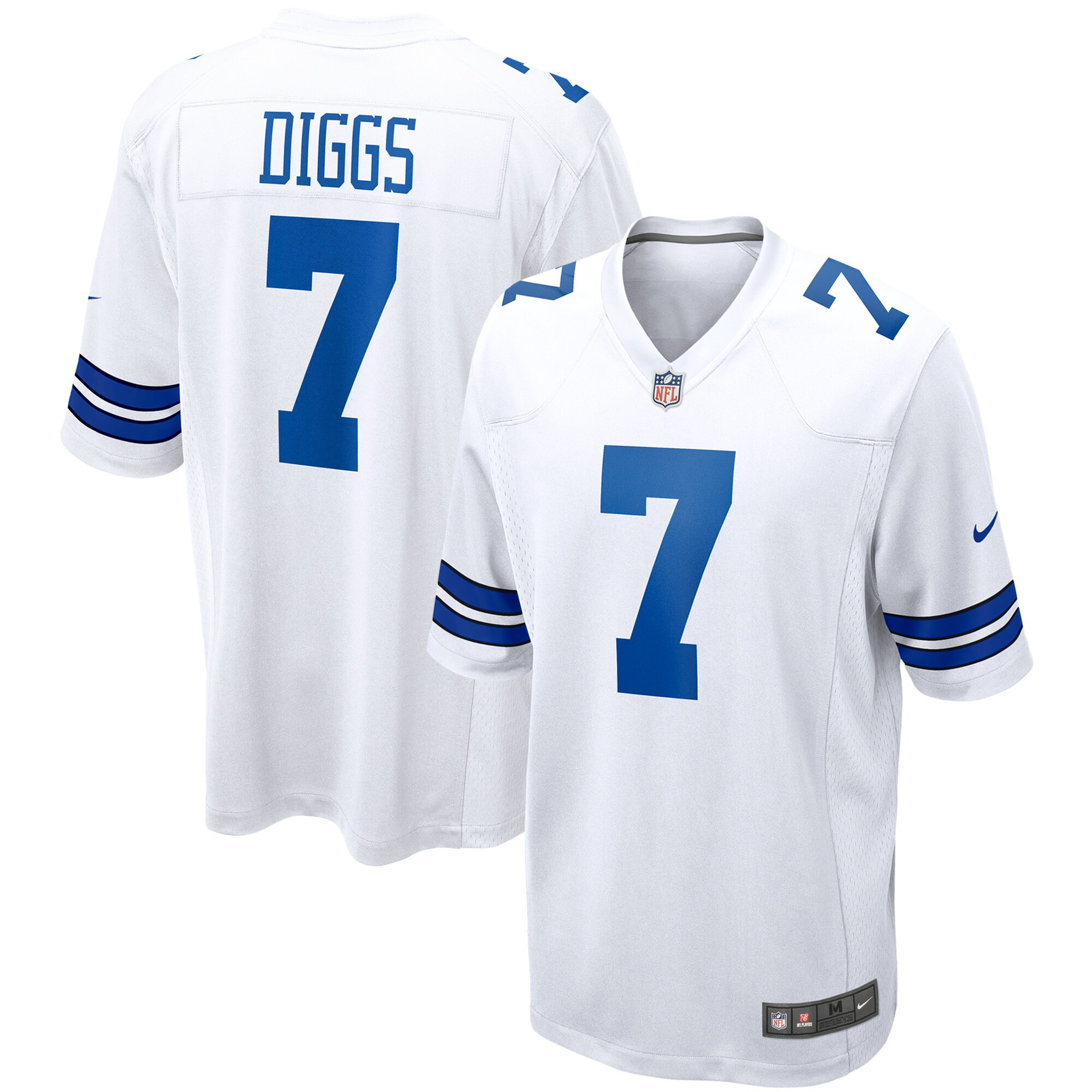 Men's Dallas Cowboys Game - White - All Stitched Trevon Diggs Jersey - All Stitched
