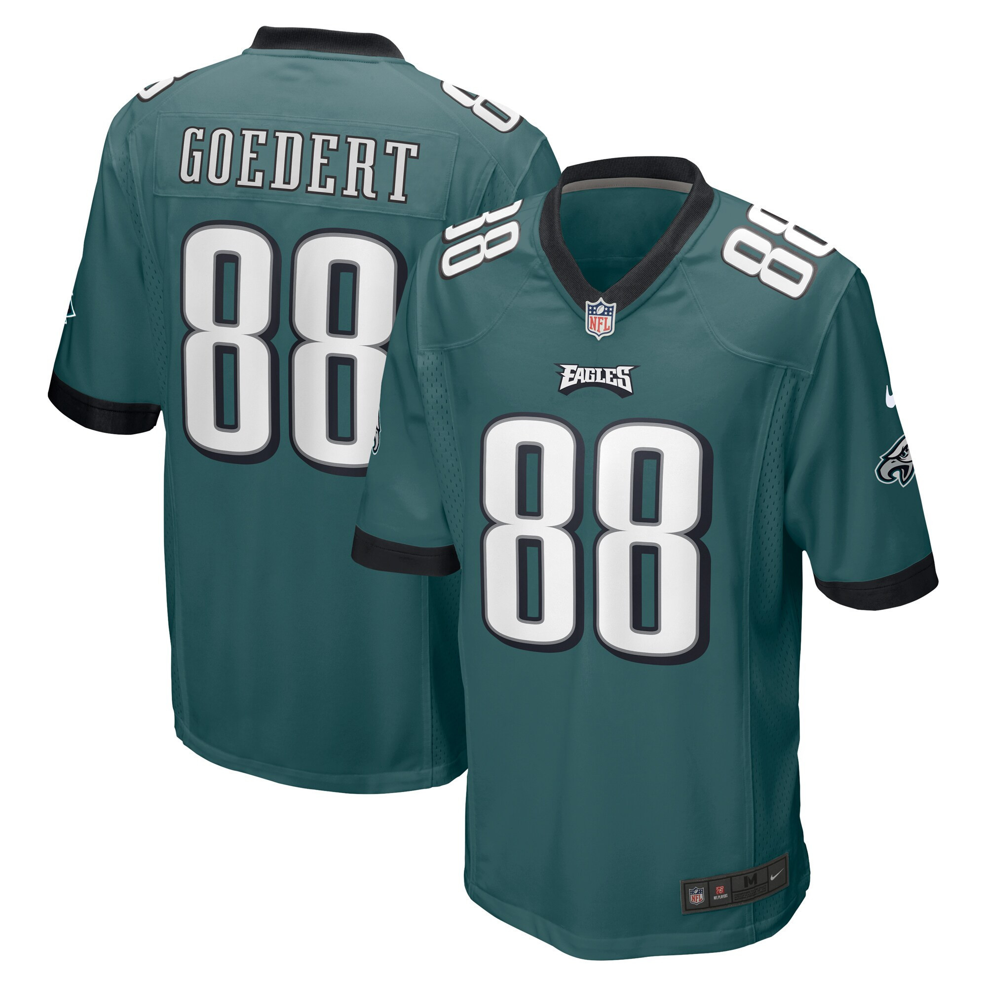 Men's Dallas Goedert Philadelphia Eagles Midnight Green Midnight Green Jersey - All Stitched