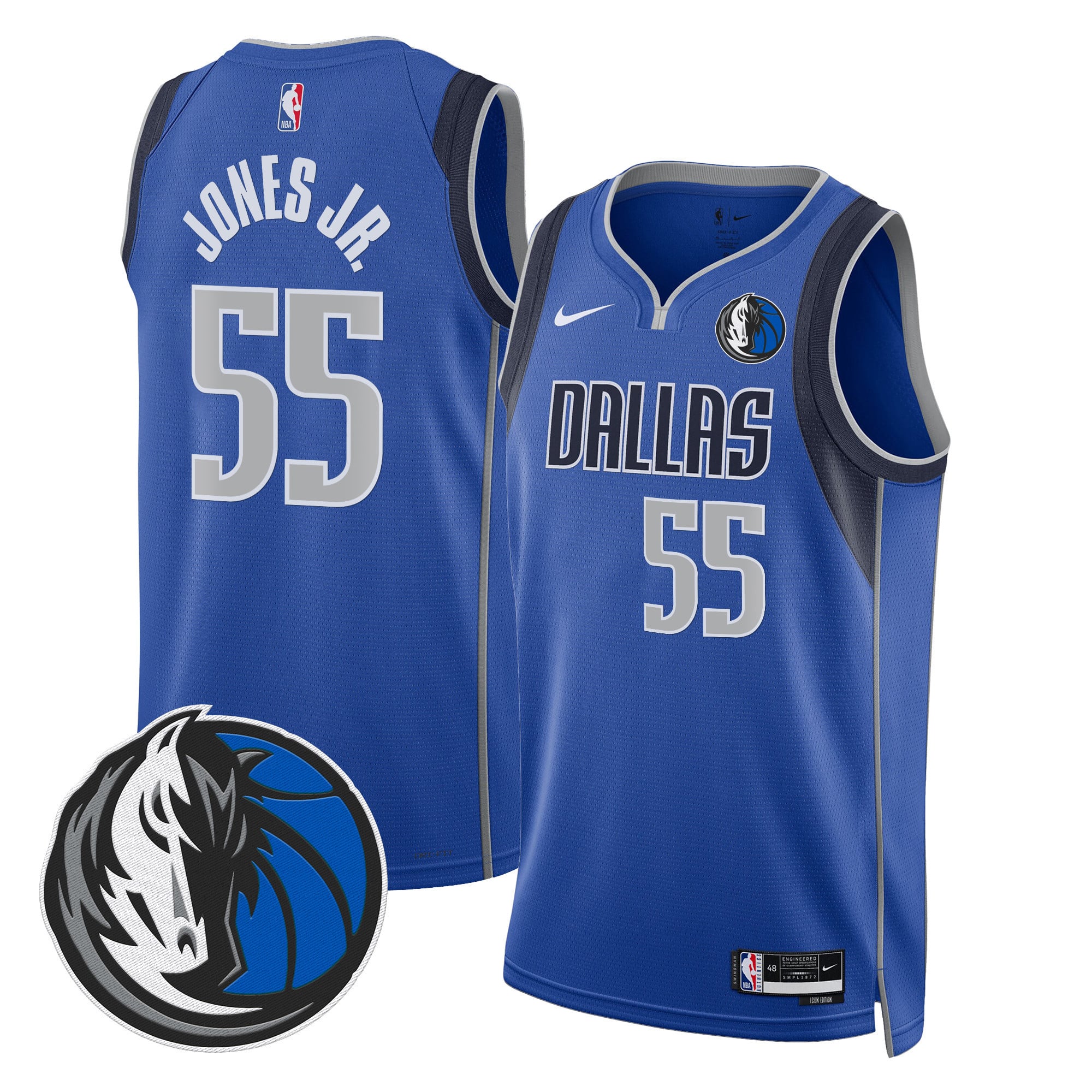 Men's Dallas Mavericks Swingman Jersey V2 - All Stitched - Image 21
