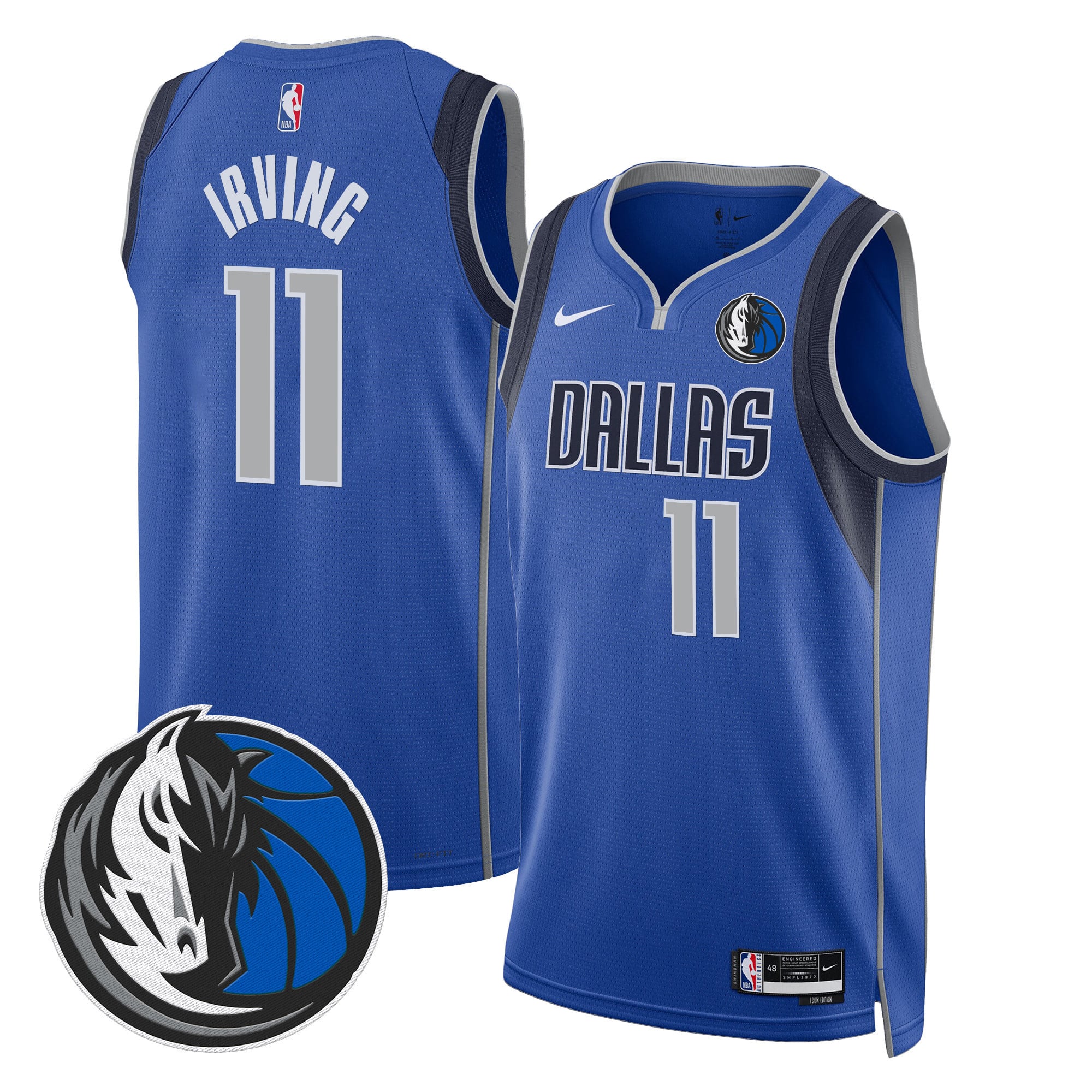 Men's Dallas Mavericks Swingman Jersey V2 - All Stitched - Image 20
