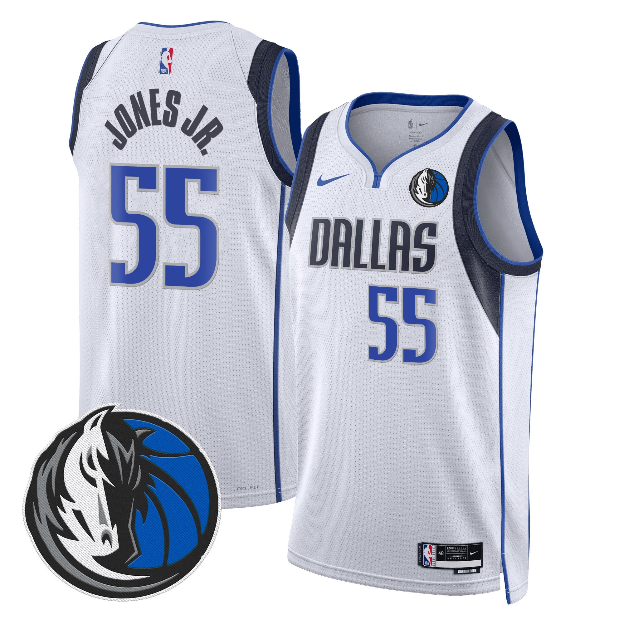 Men's Dallas Mavericks Swingman Jersey V2 - All Stitched - Image 27