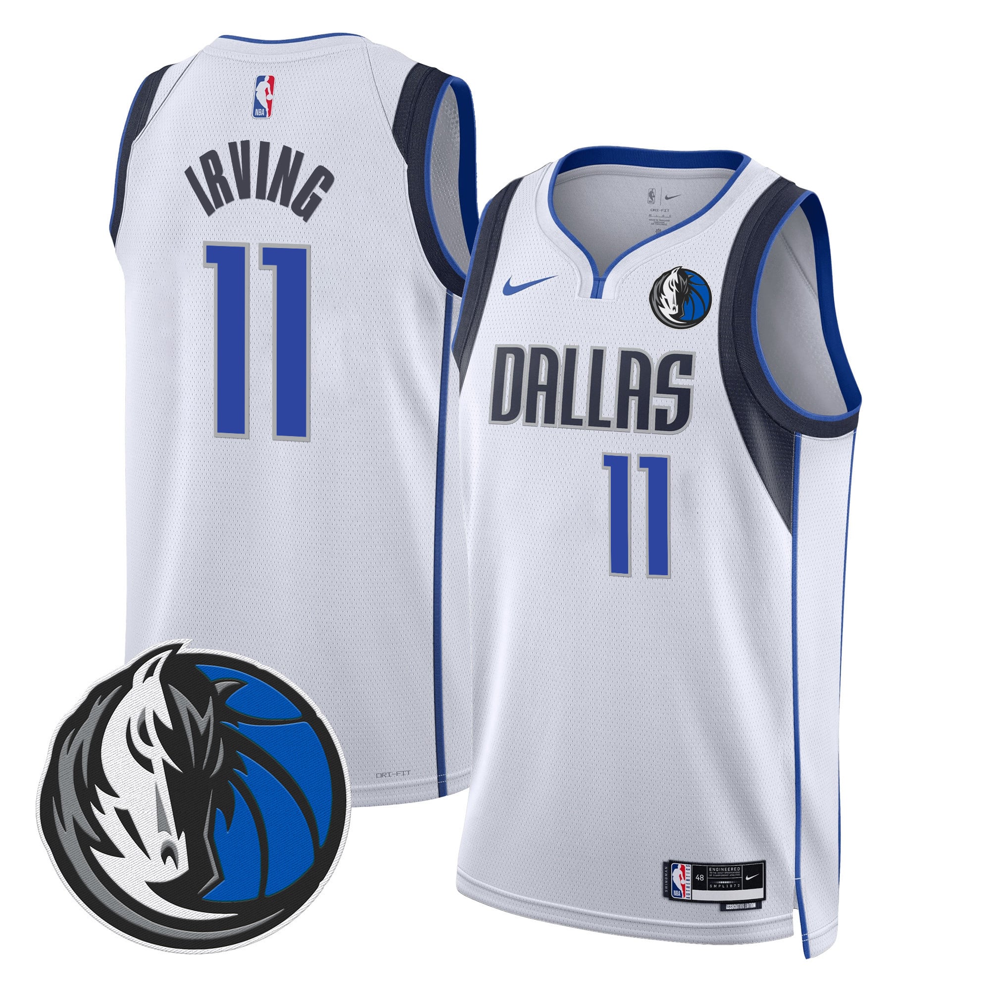 Men's Dallas Mavericks Swingman Jersey V2 - All Stitched - Image 26