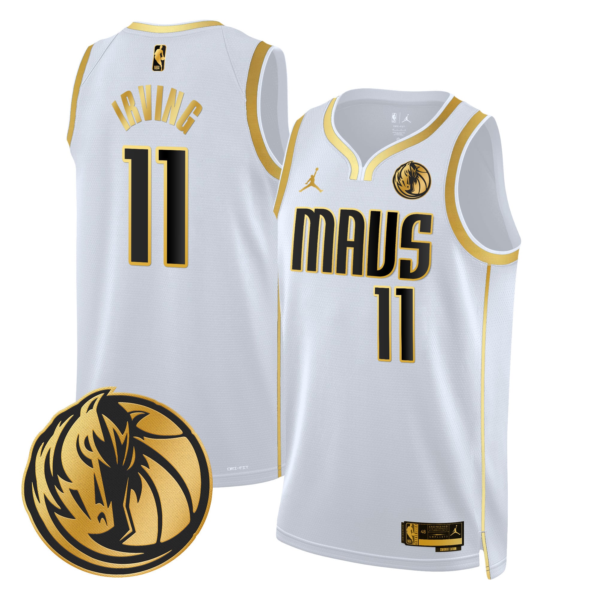 Men's Dallas Mavericks Swingman Jersey V2 - All Stitched - Image 2