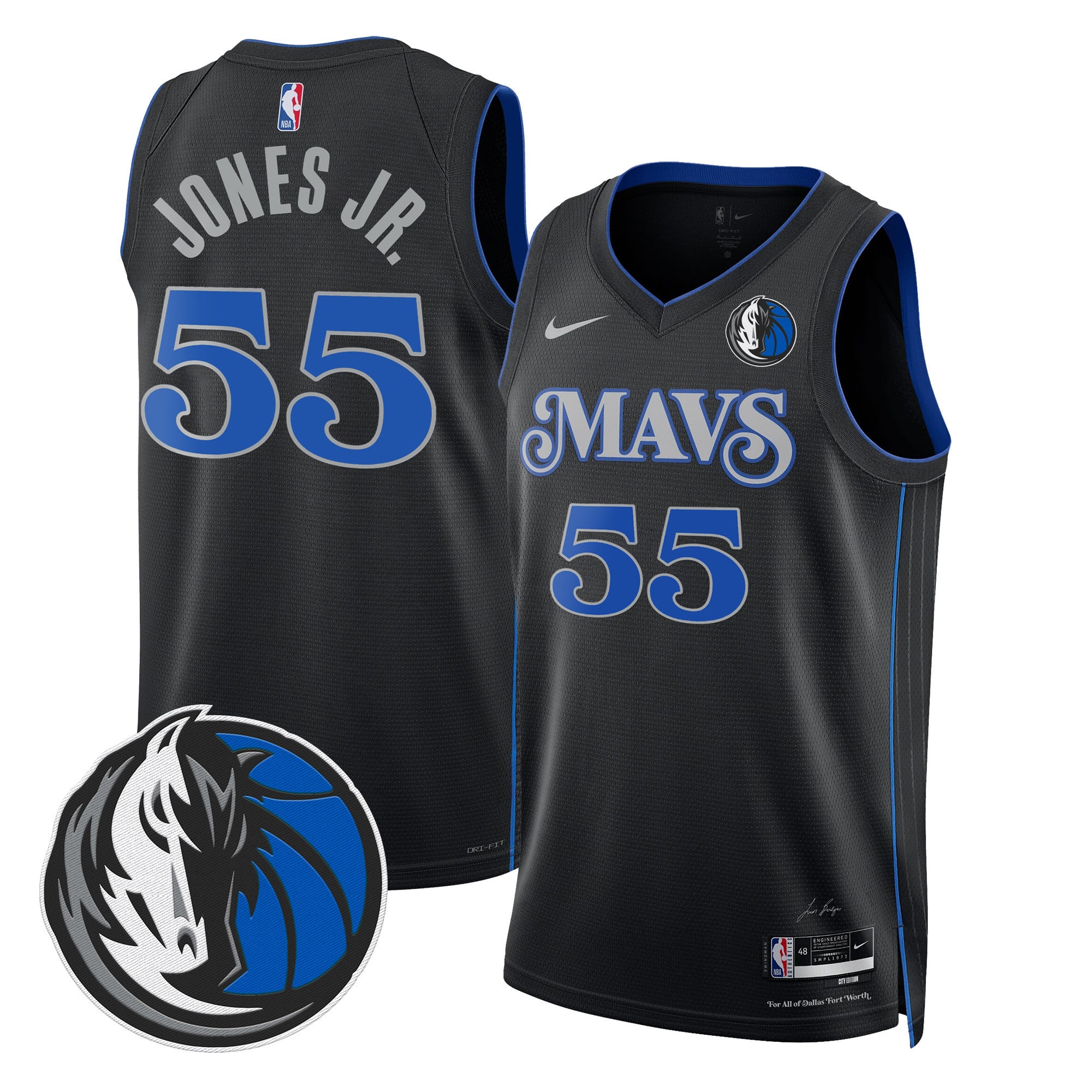 Men's Dallas Mavericks Swingman Jersey V2 - All Stitched - Image 33