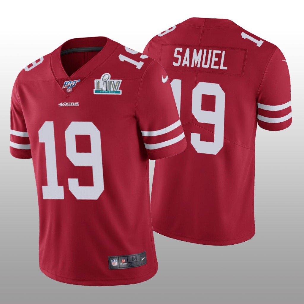 Men's Deebo Samuel San Francisco 49ers Super Bowl LIV Red Jersey - All Stitched