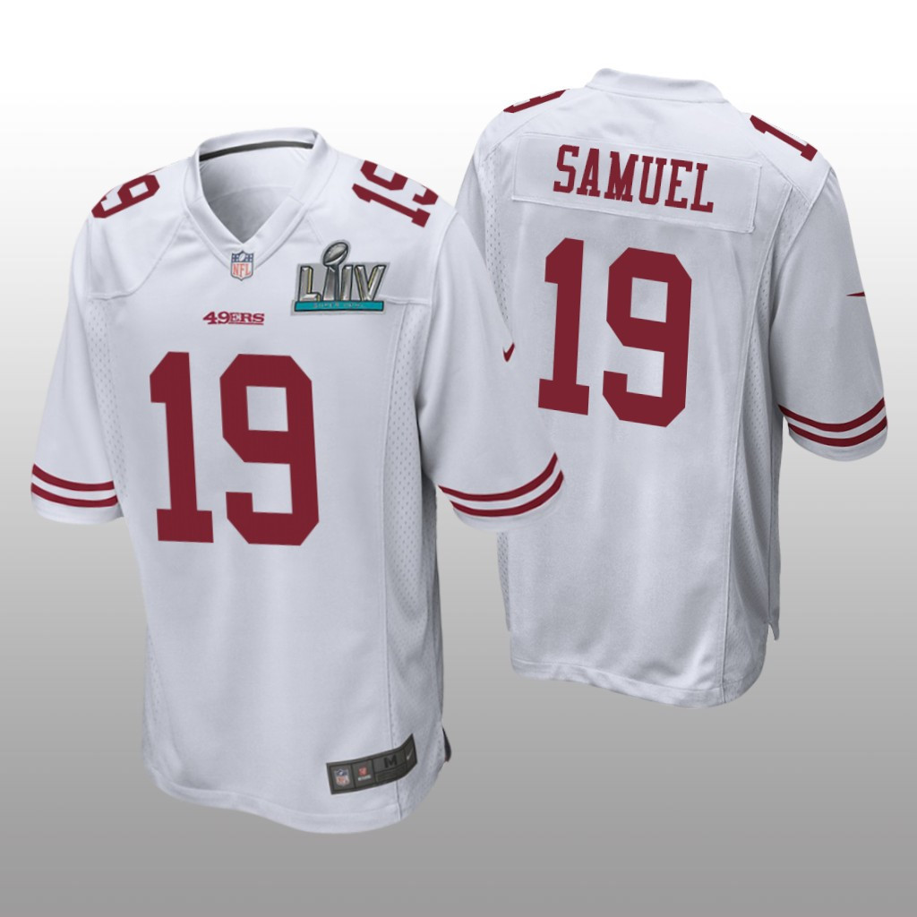 Men's Deebo Samuel San Francisco 49ers Super Bowl LIV White Jersey - All Stitched