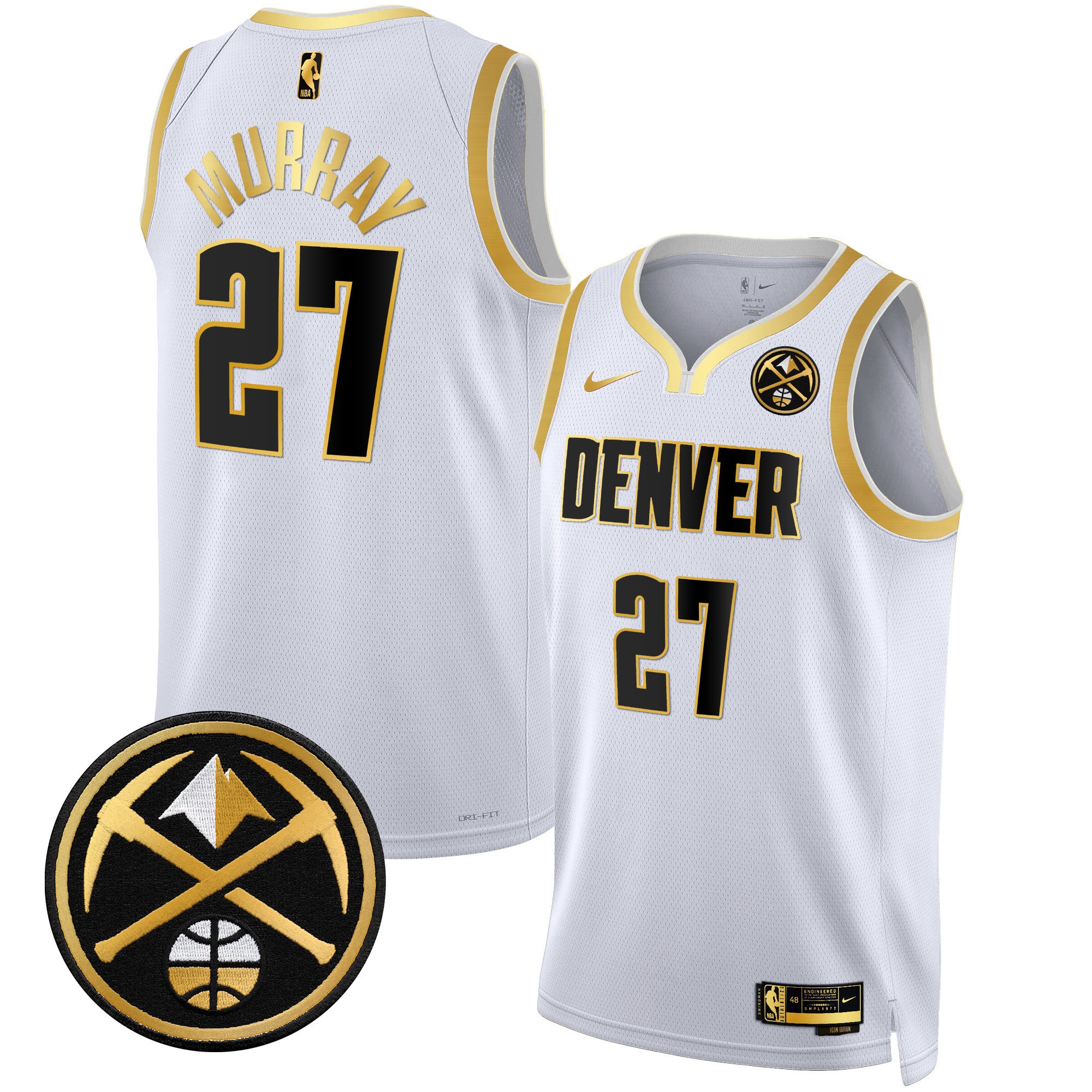 Men's Denver Nuggets Swingman Jersey - All Stitched - Image 2