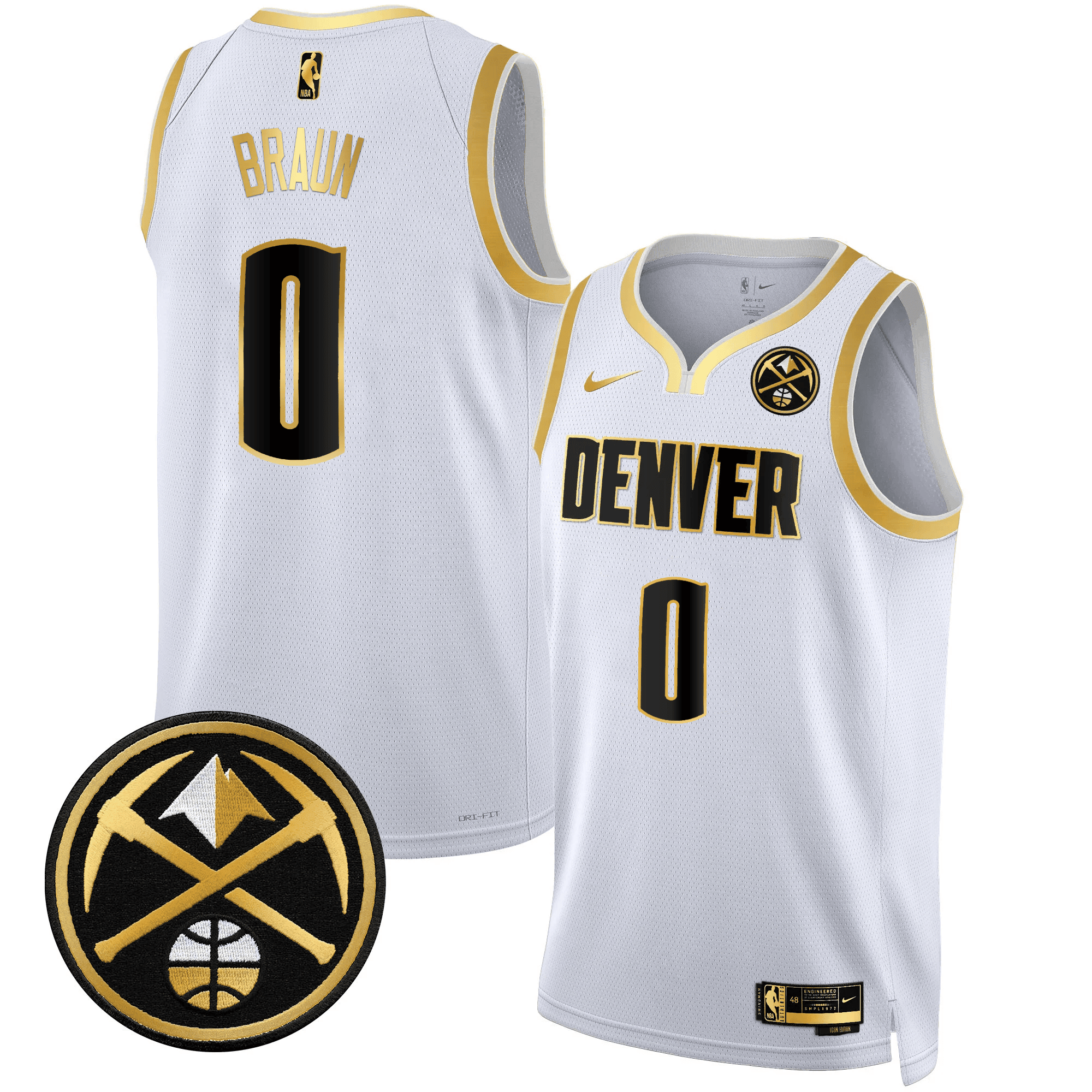 Men's Denver Nuggets Swingman Jersey - All Stitched - Image 5