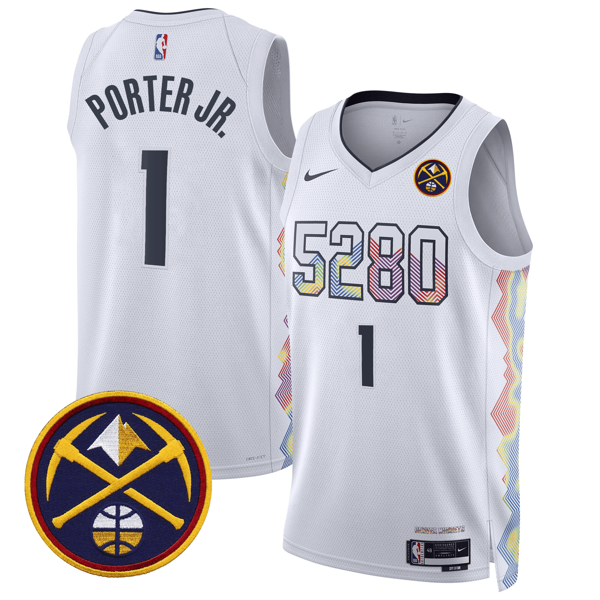 Men's Denver Nuggets Swingman Jersey - All Stitched - Image 27
