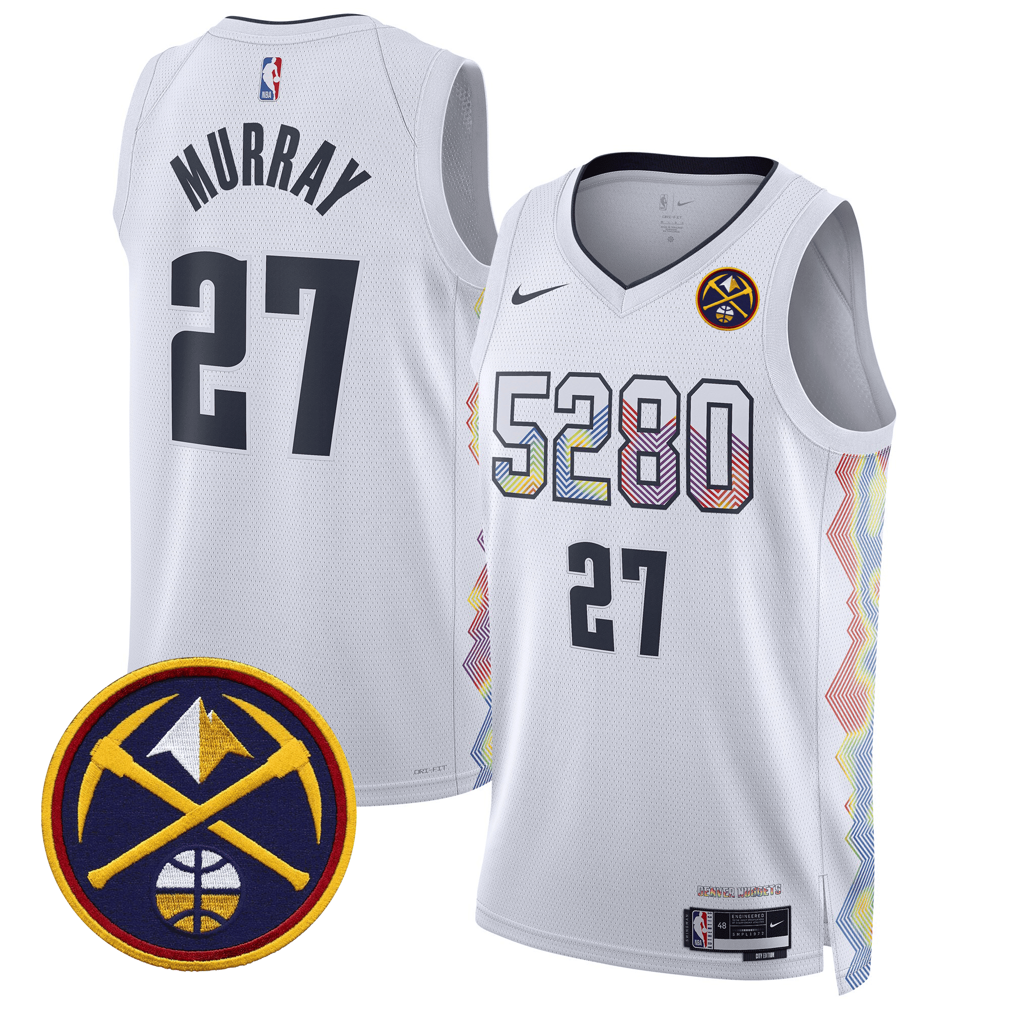 Men's Denver Nuggets Swingman Jersey - All Stitched - Image 26