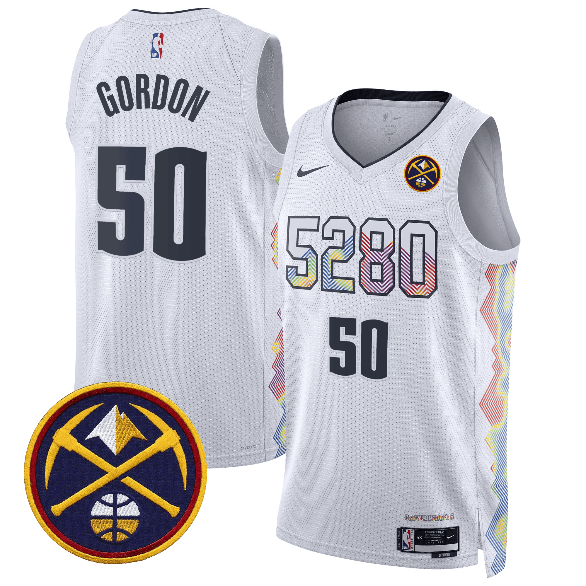 Men's Denver Nuggets Swingman Jersey - All Stitched - Image 28