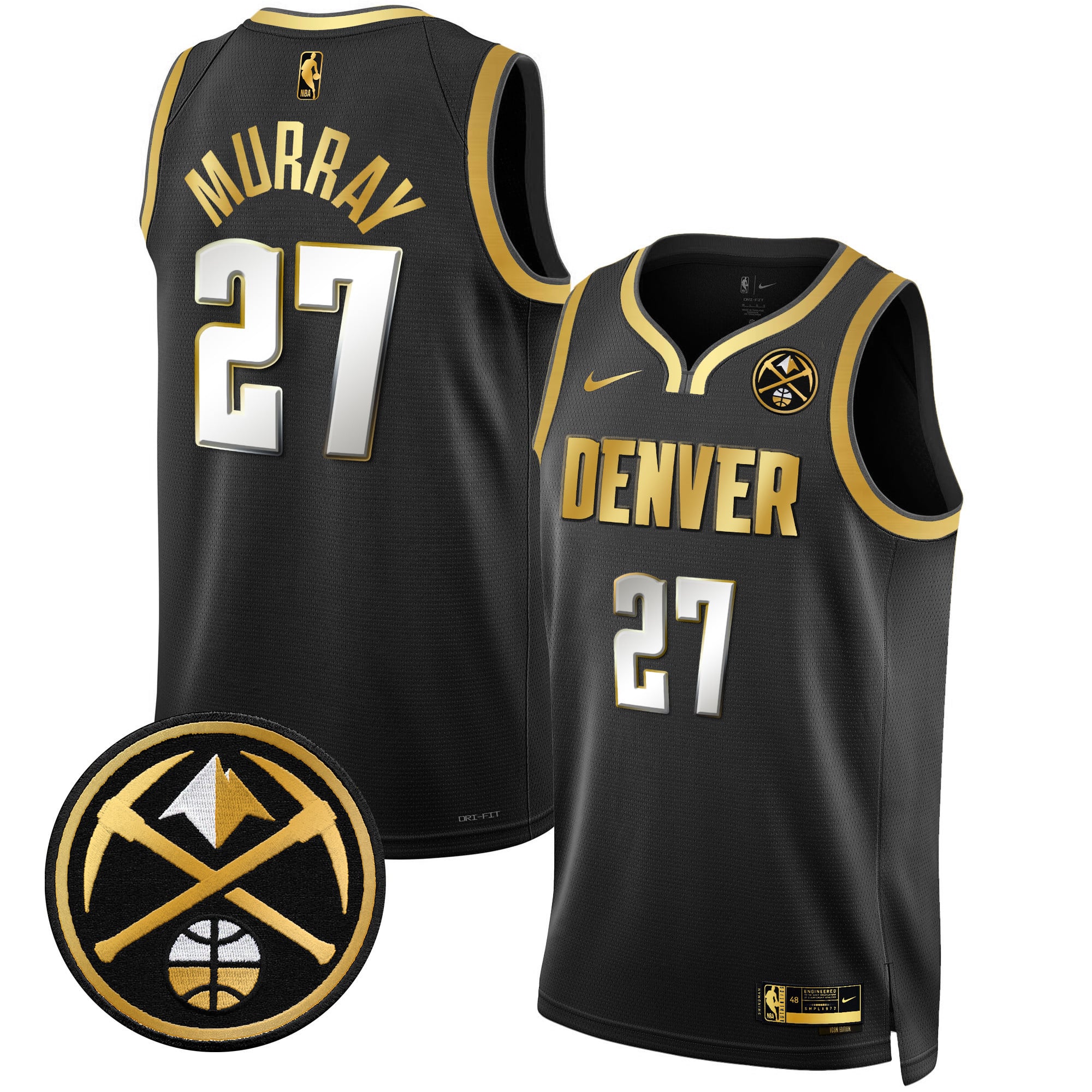 Men's Denver Nuggets Swingman Jersey - All Stitched - Image 8